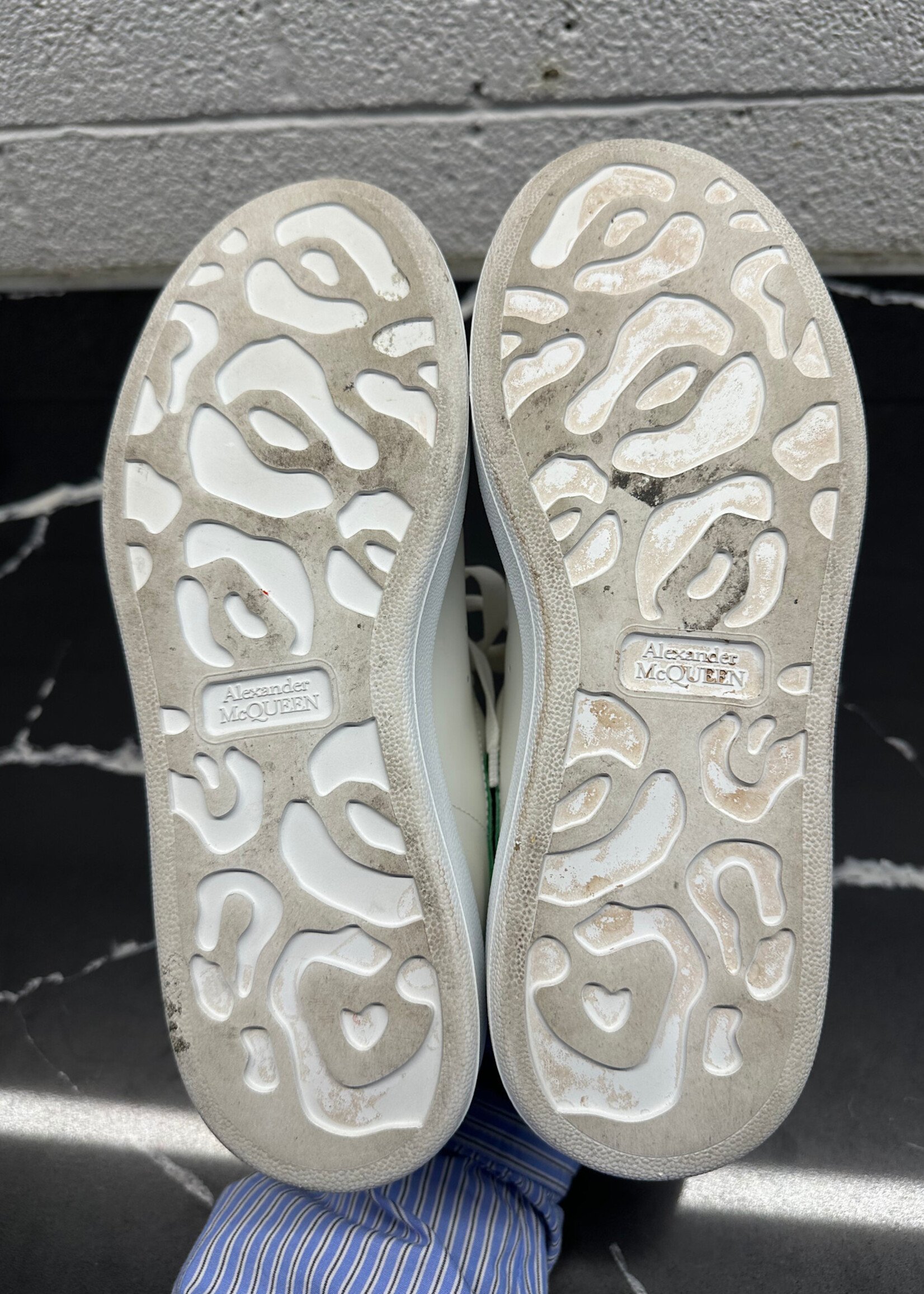 Alexander Mcqueen White Green Sneakers Fem 7