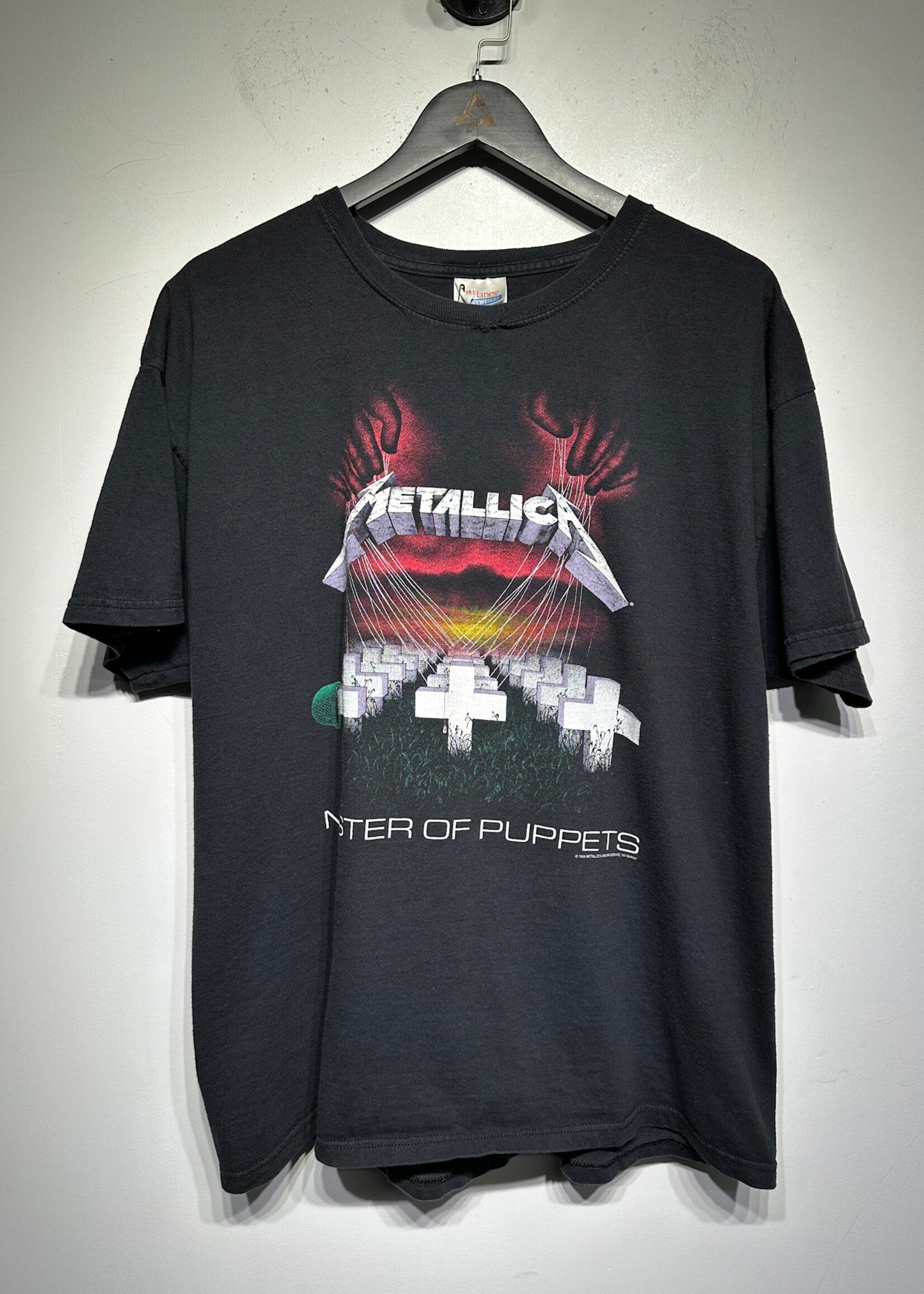Metallica Master of Puppets 94 Black Tee As Is XL