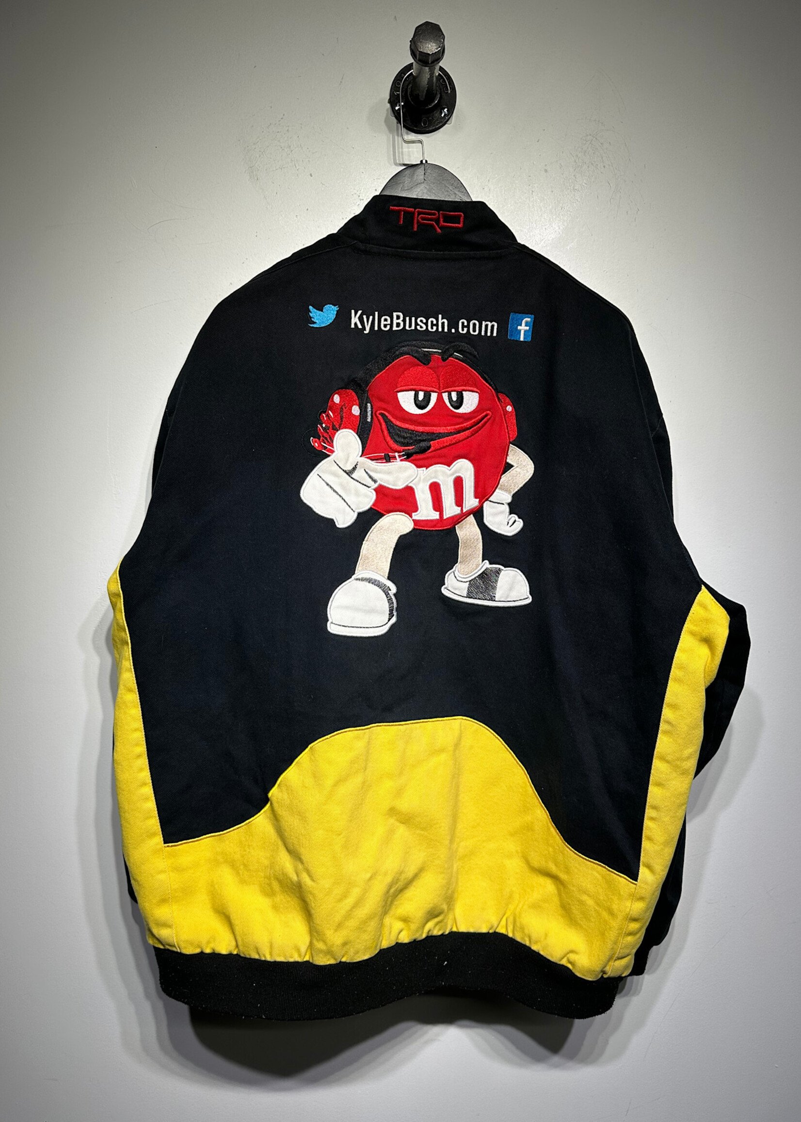 M&M Kyle Busch Black Racing Jacket XL