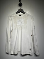 Just Cavalli White Embroidered LS Masc L