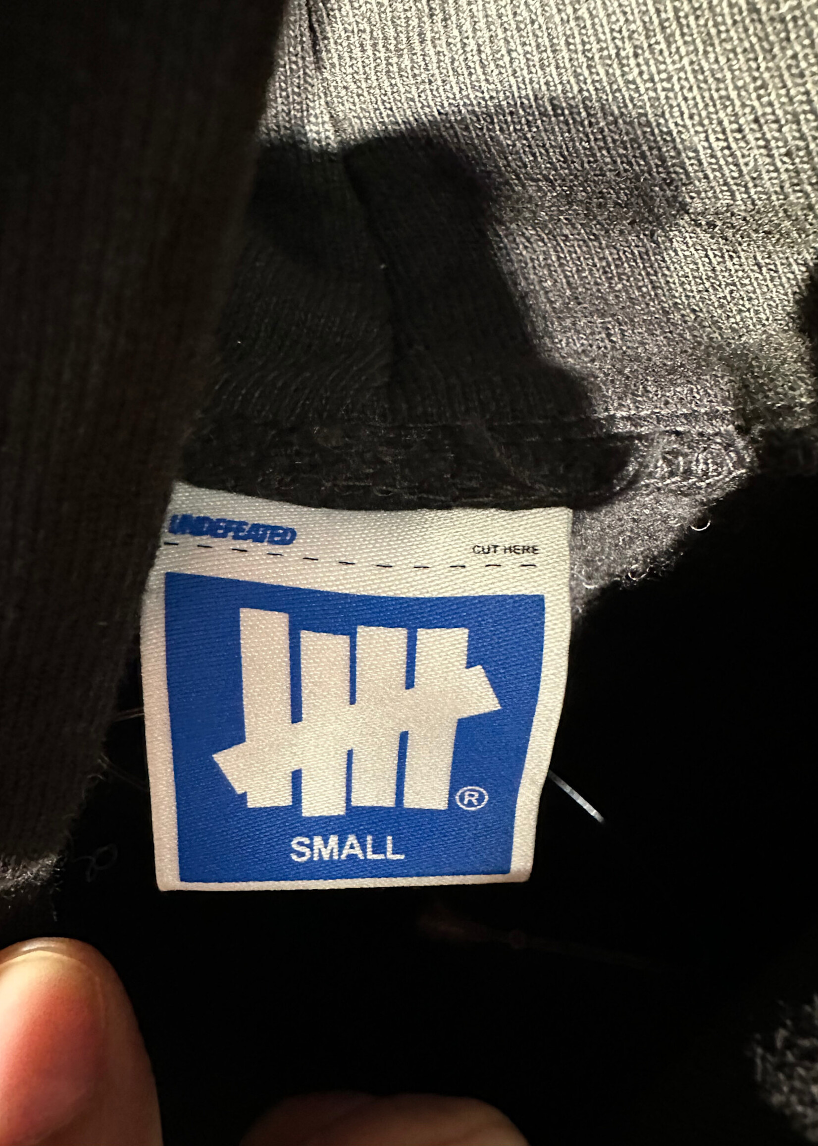 Undefeated x F1 Black Logo Hoodie S