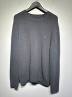 Allsaints Dark Grey Knit Logo Sweater XL
