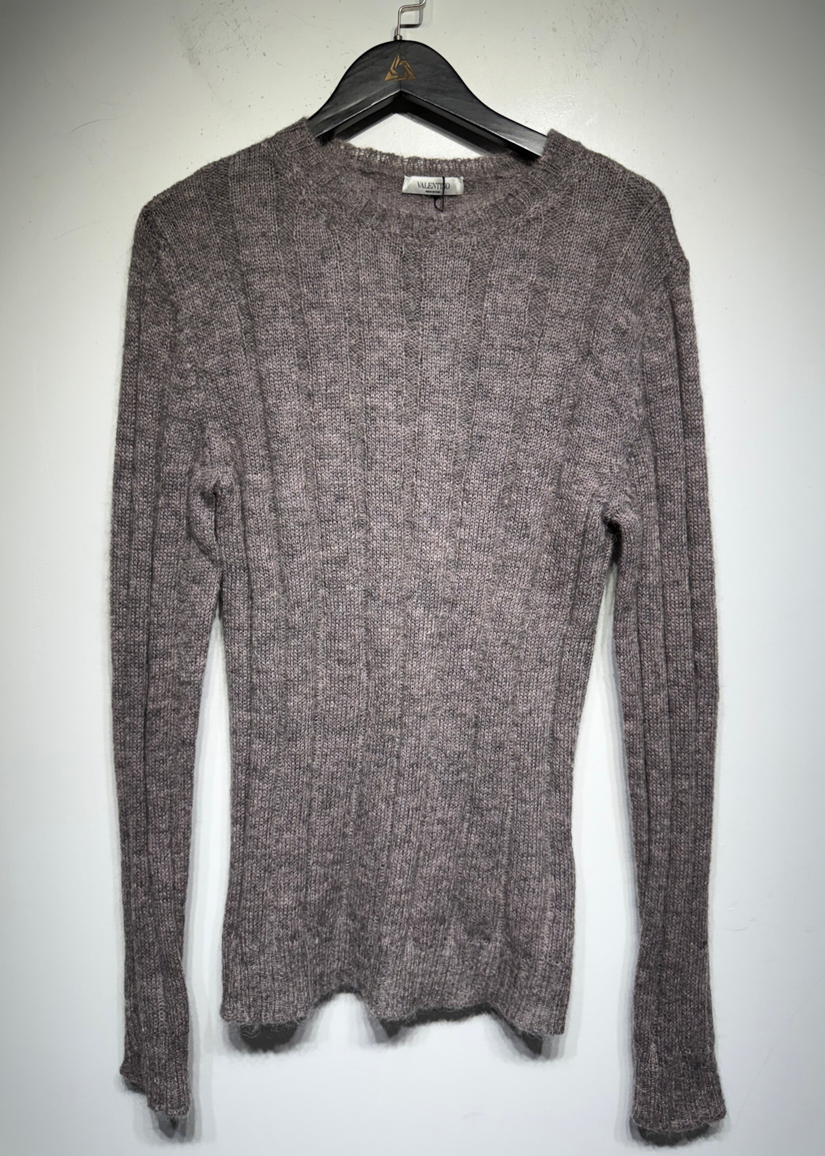 Valentino Purple/Grey Mohair Sweater Masc L