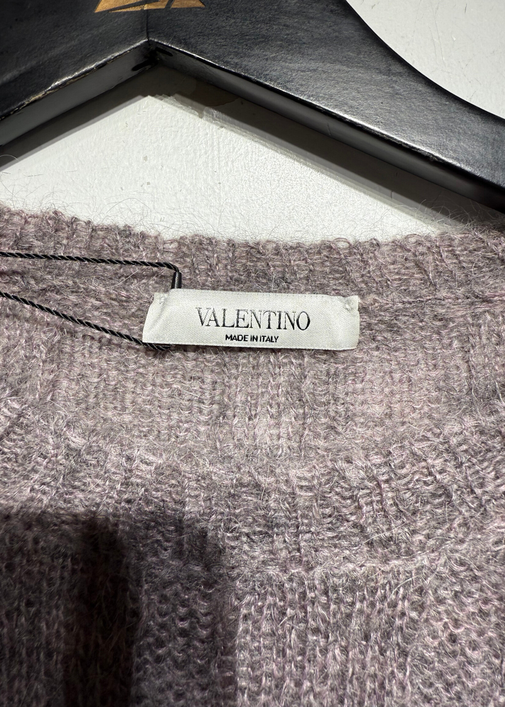 Valentino Purple/Grey Mohair Sweater Masc L