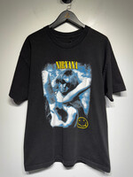 Nirvana Black Kurt Cobain Black Graphic Tee  2XL