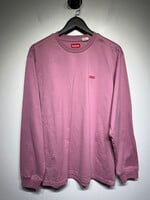 Supreme Pink Mini Logo L/S Tee M