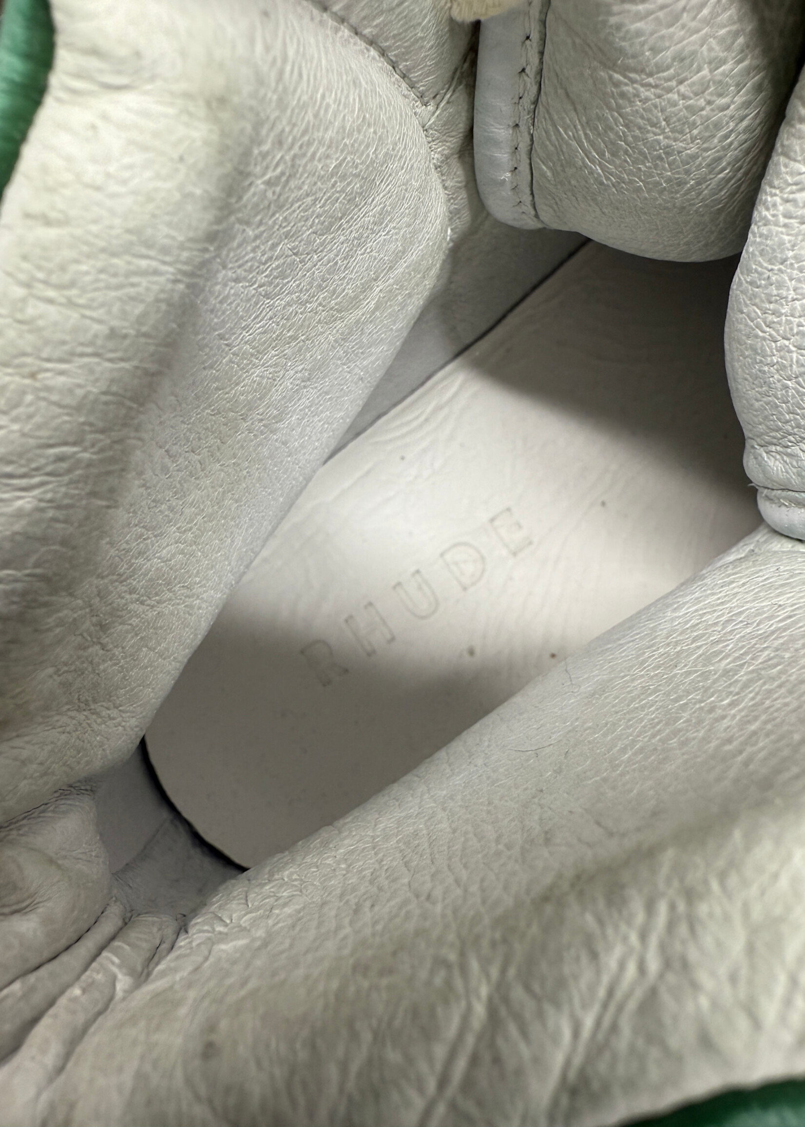 Rhude 'Rhecess' Leather High Tops 9