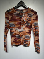 Esprit Y2K Multicolor Mesh LS S