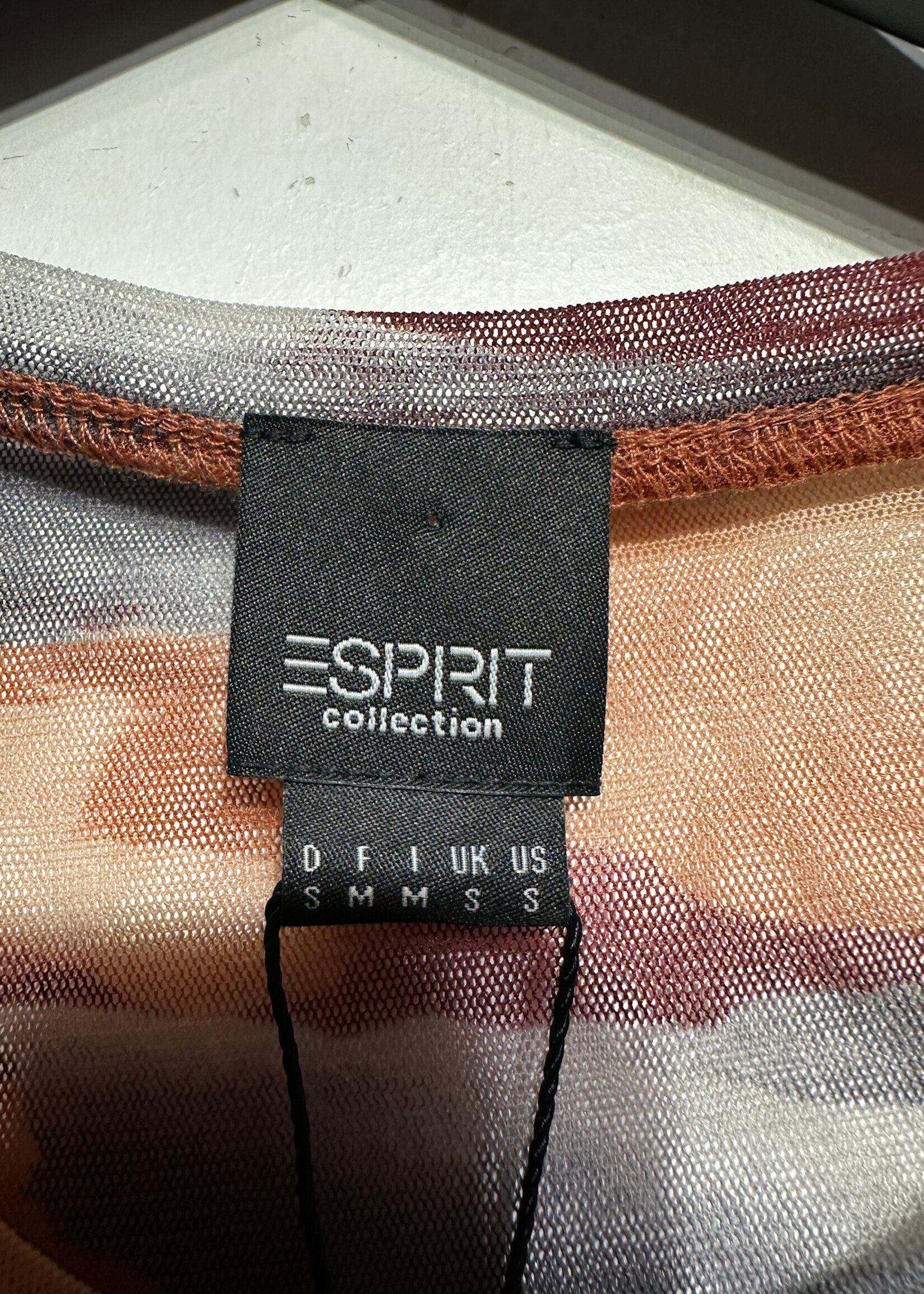 Esprit Y2K Multicolor Mesh LS S