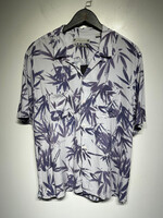 All Saints Blue Floral B/U Shirt L