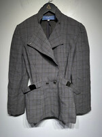 Mugler Vintage Plaid Blazer 36/XS