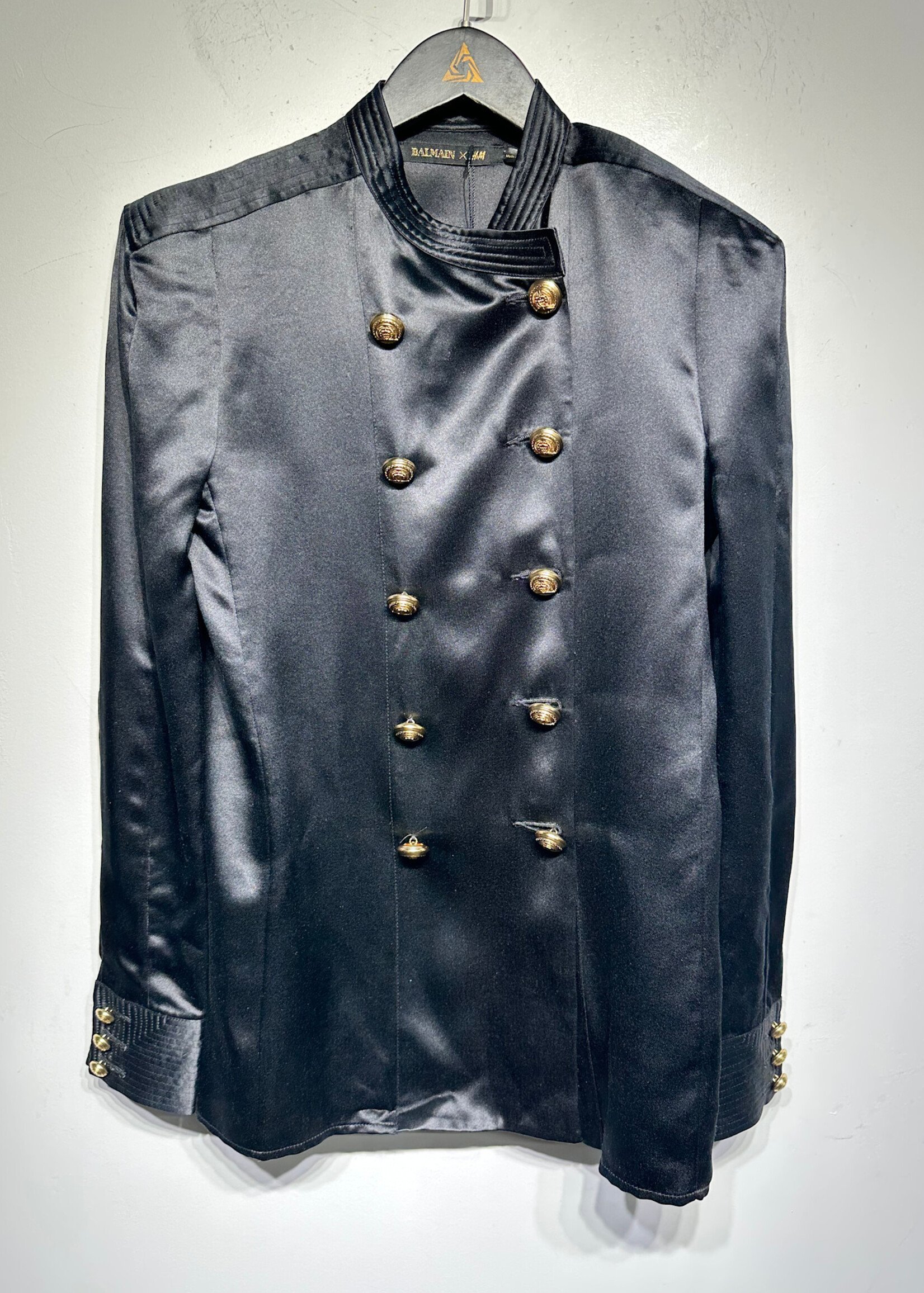 Balmain X H&M Black Gold Button Top Unisex S