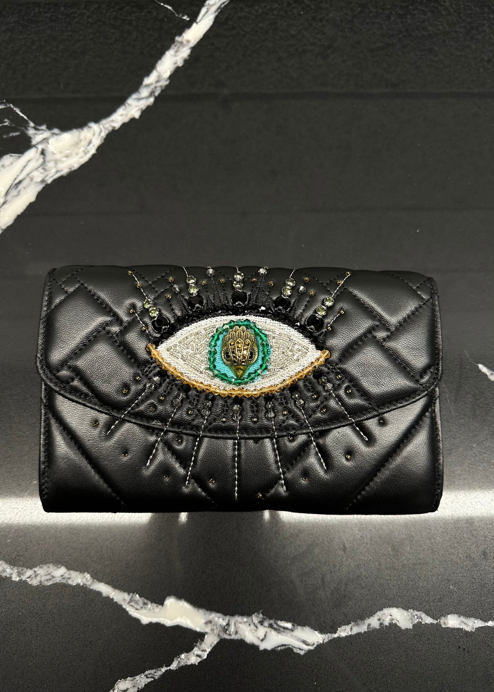Kurt Geiger Black Evil Eye Crossbody