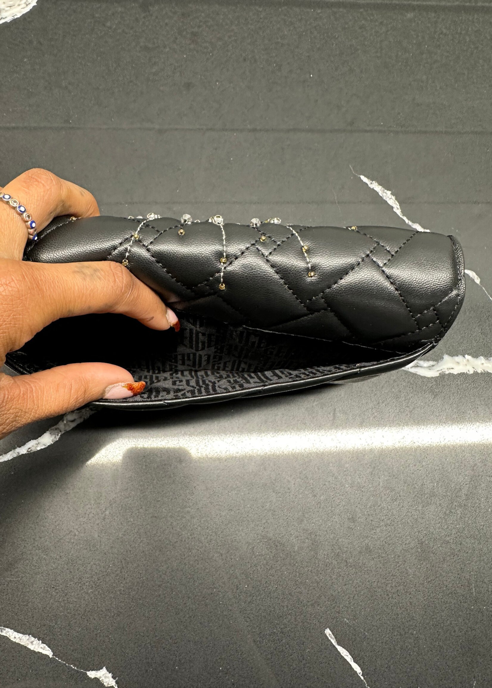 Kurt Geiger Black Evil Eye Crossbody