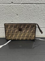 Fendi Vintage Monogram Clutch AS IS