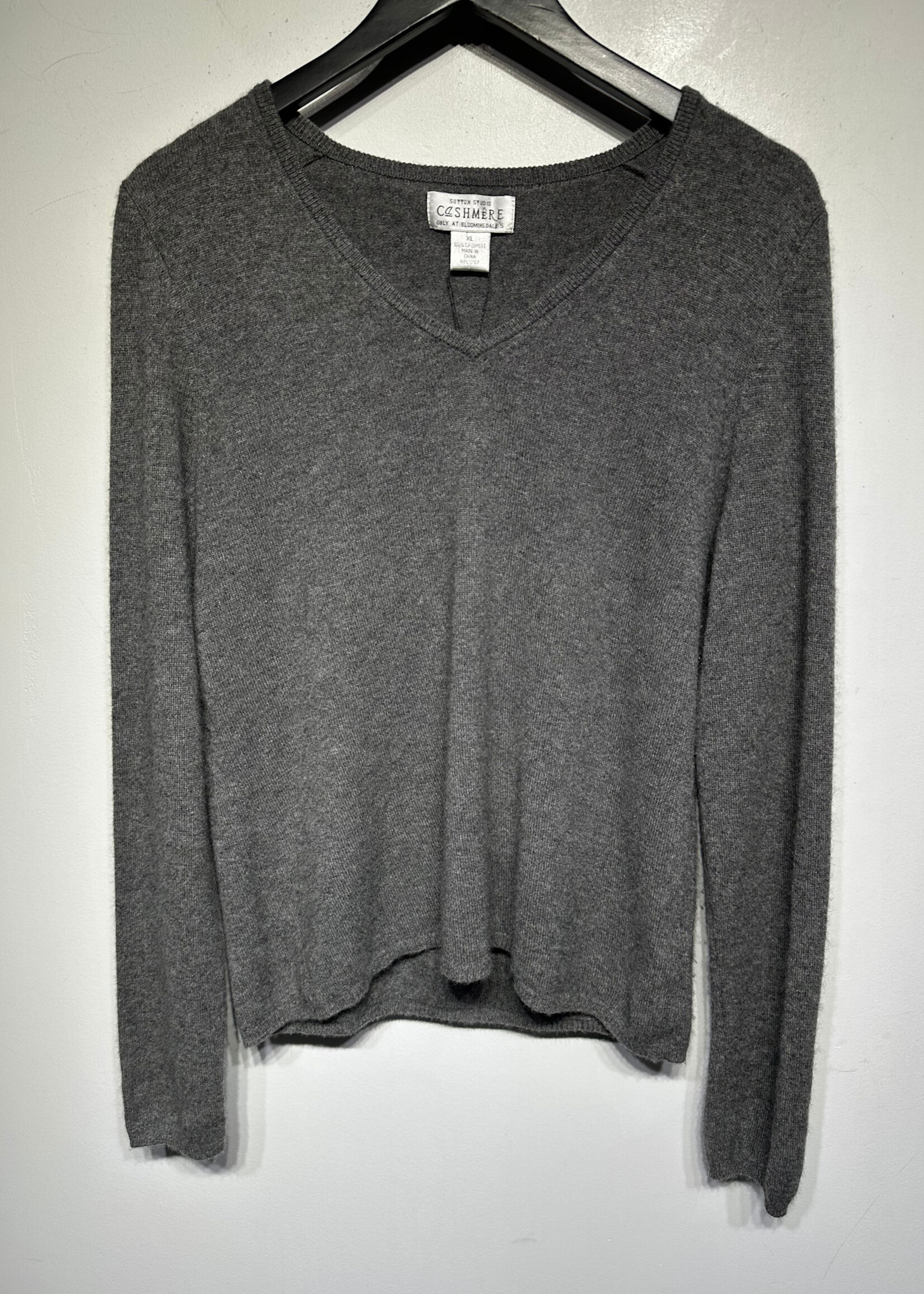 Sutton Studio Cashmere Grey Sweater XL