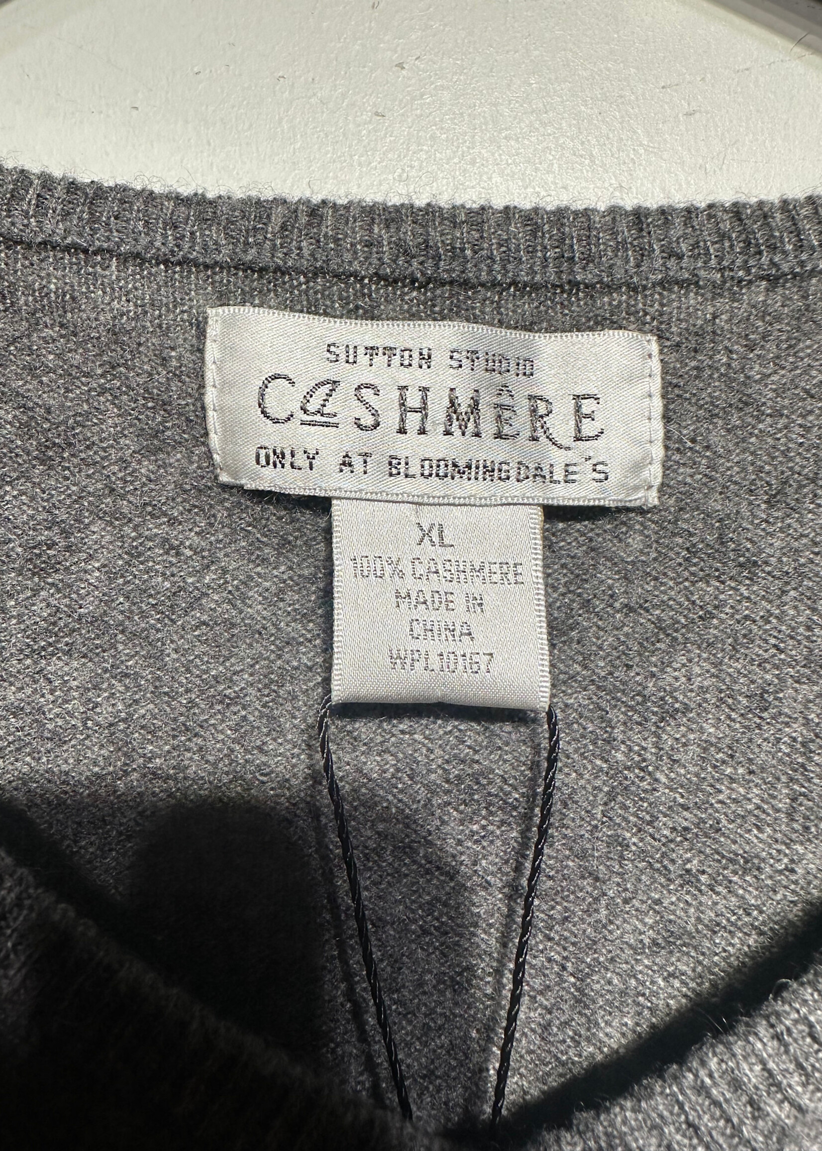 Sutton Studio Cashmere Grey Sweater XL