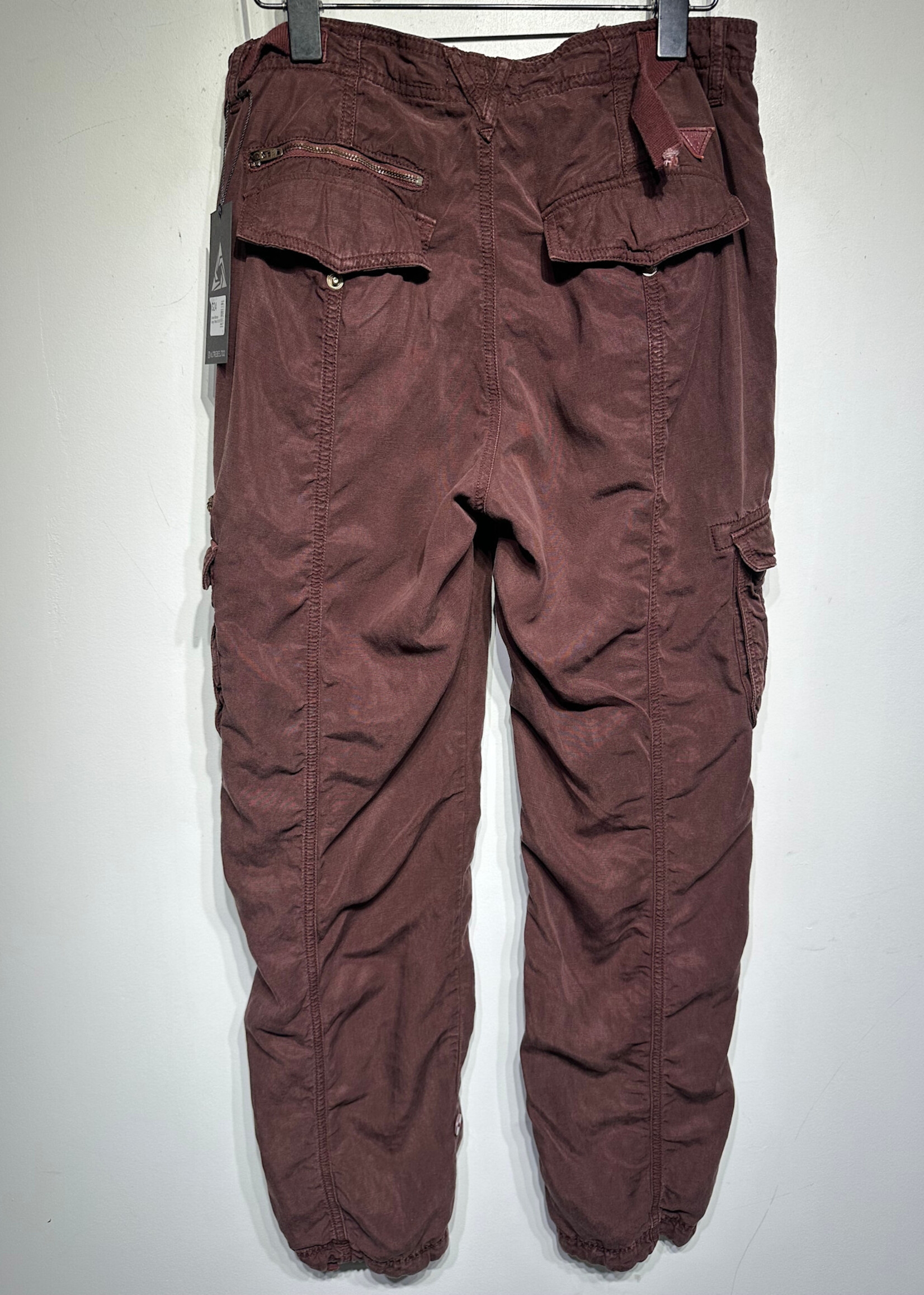 Guess Maroon Cargo Pants 28