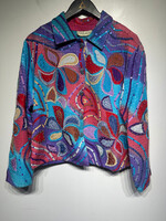 Pushpa Multi Color Beaded Jacket M Fem