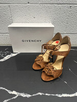 Givenchy Brown Leather Cutout Heels 40/9
