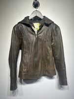 I Heart S&K Leather Jacket Fem XS
