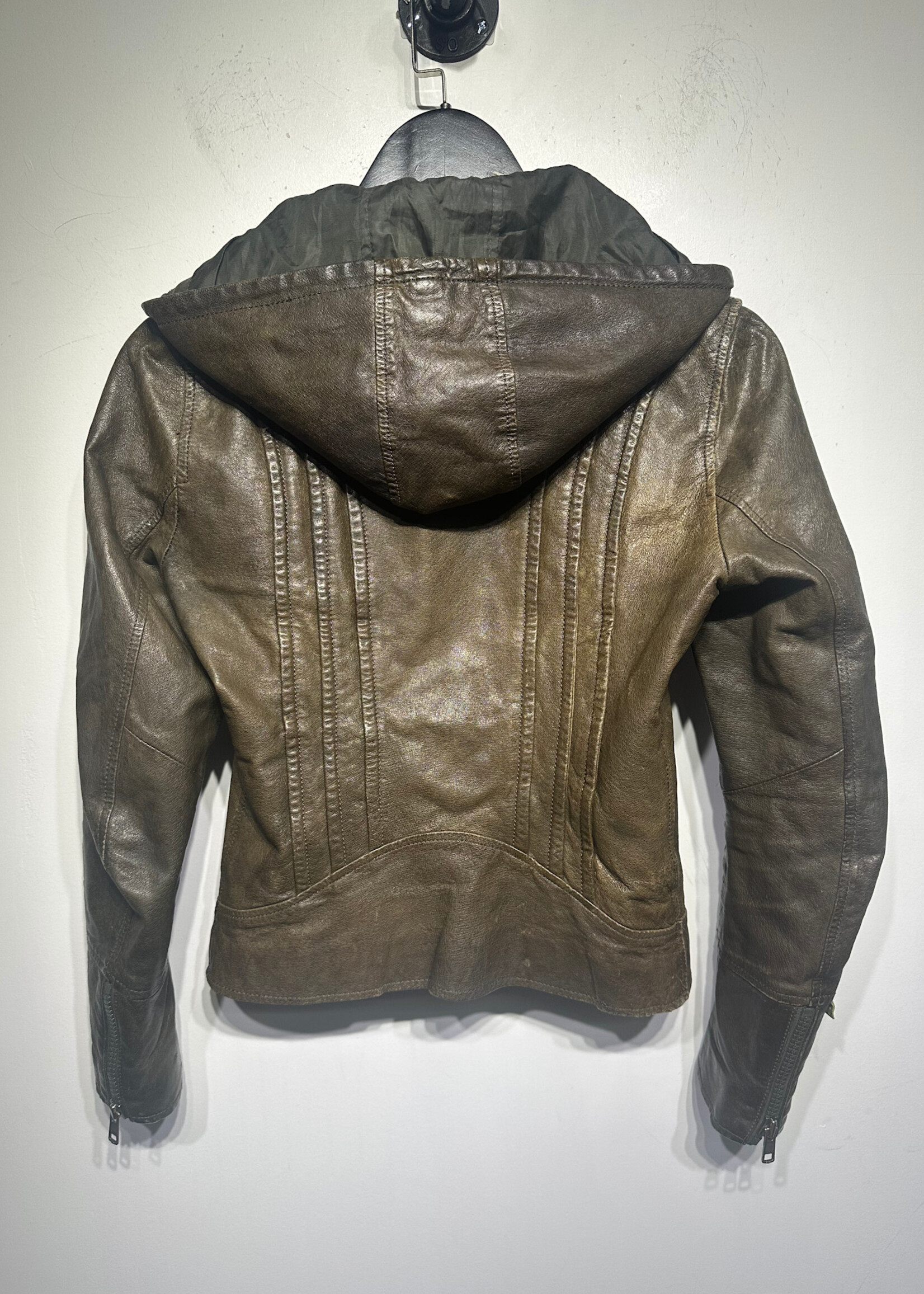 I Heart S&K Leather Jacket Fem XS