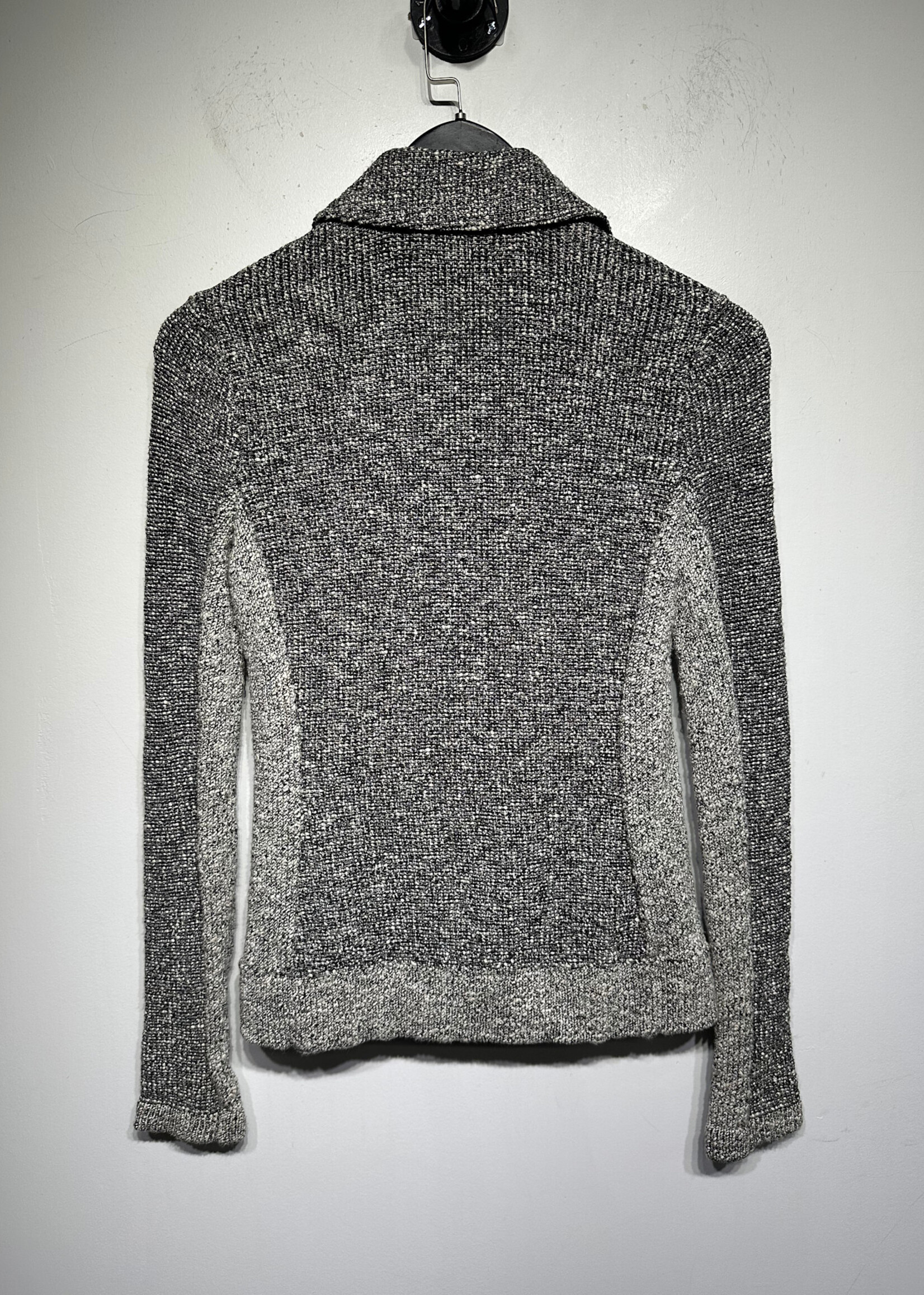 Rag & Bone Grey Knit Biker Jacket XS