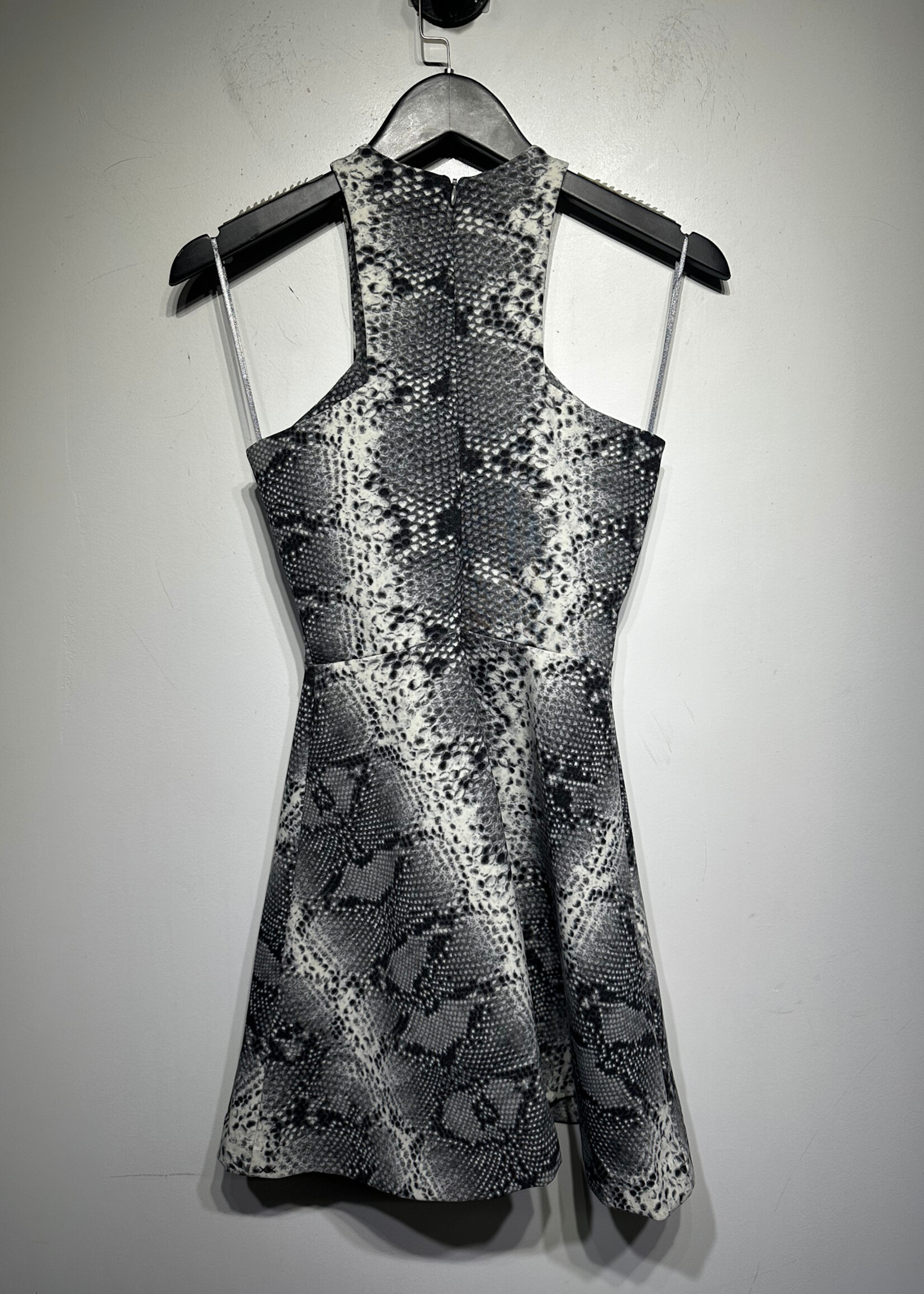 NWT Elizabeth James Grey Snake Print Tank Dress XS
