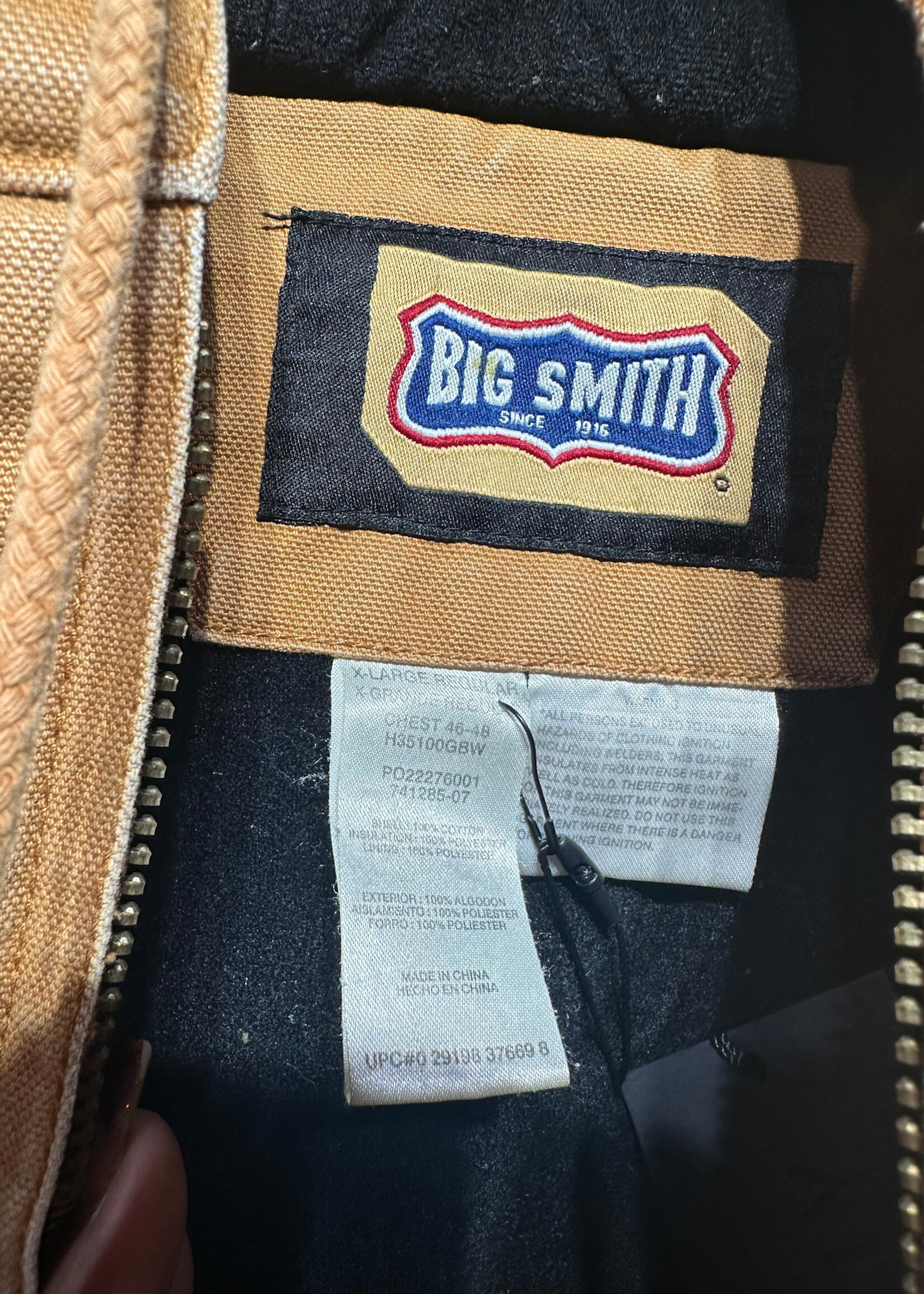 Big Smith Distressed Work Jacket XL