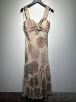 SL Fashions Beige Tank Maxi Dress 12/L