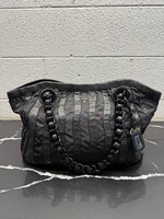 Prada Tessuto Waves Leather Tote