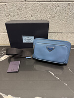Prada Blue Saffiano Belt Bag