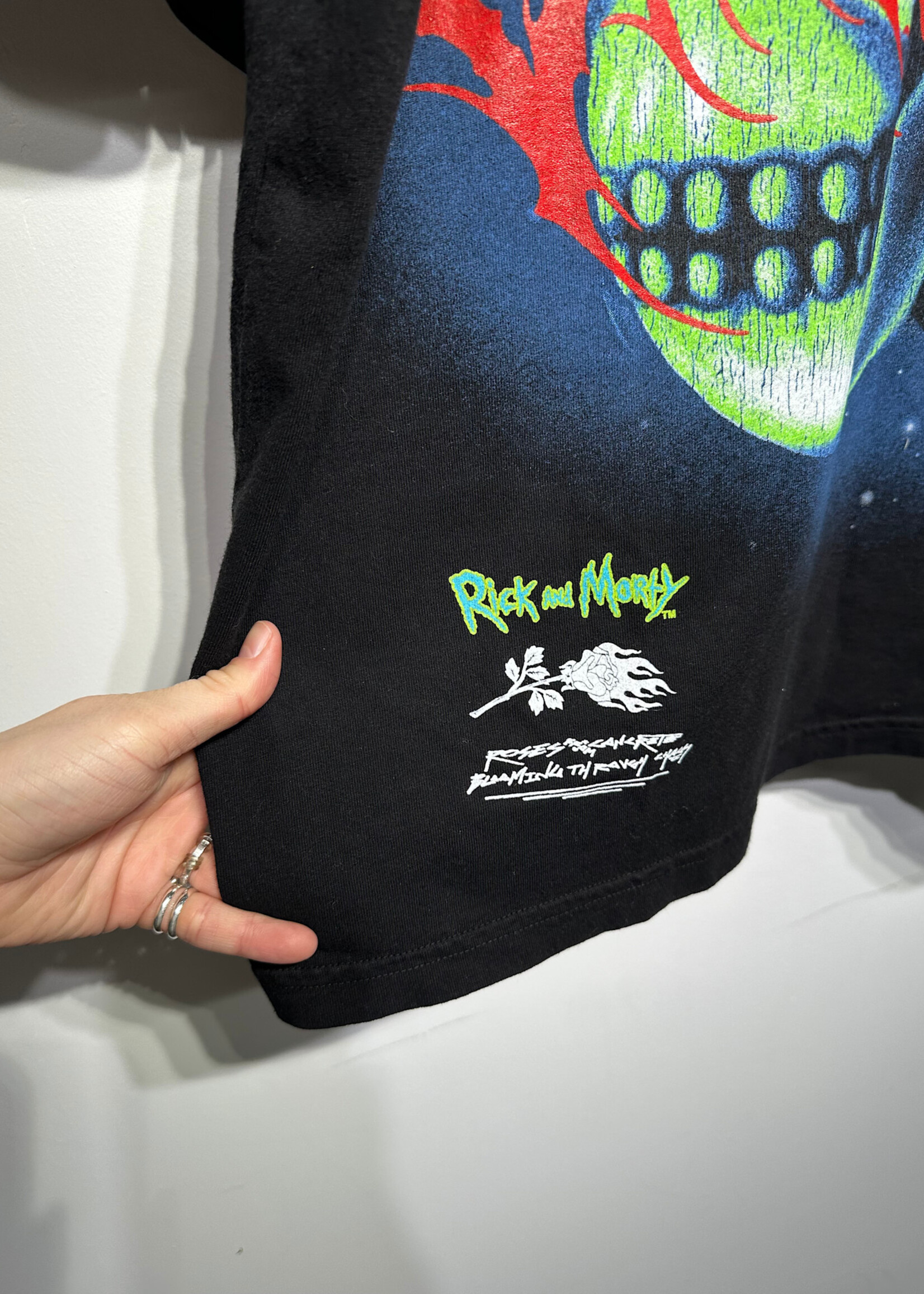 NWT Rick And Morty Civil Regime Black Tee M