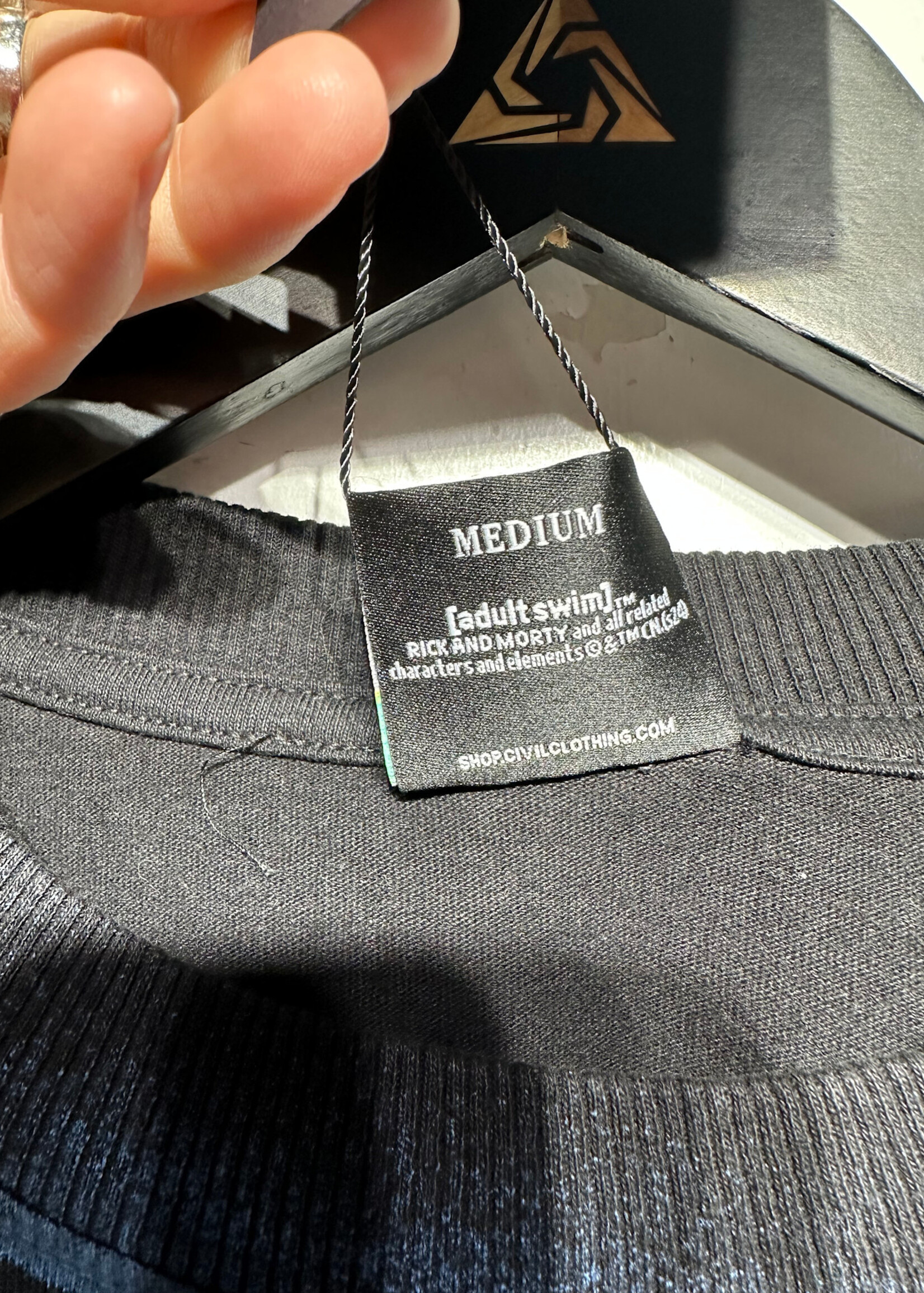 NWT Rick And Morty Civil Regime Black Tee M