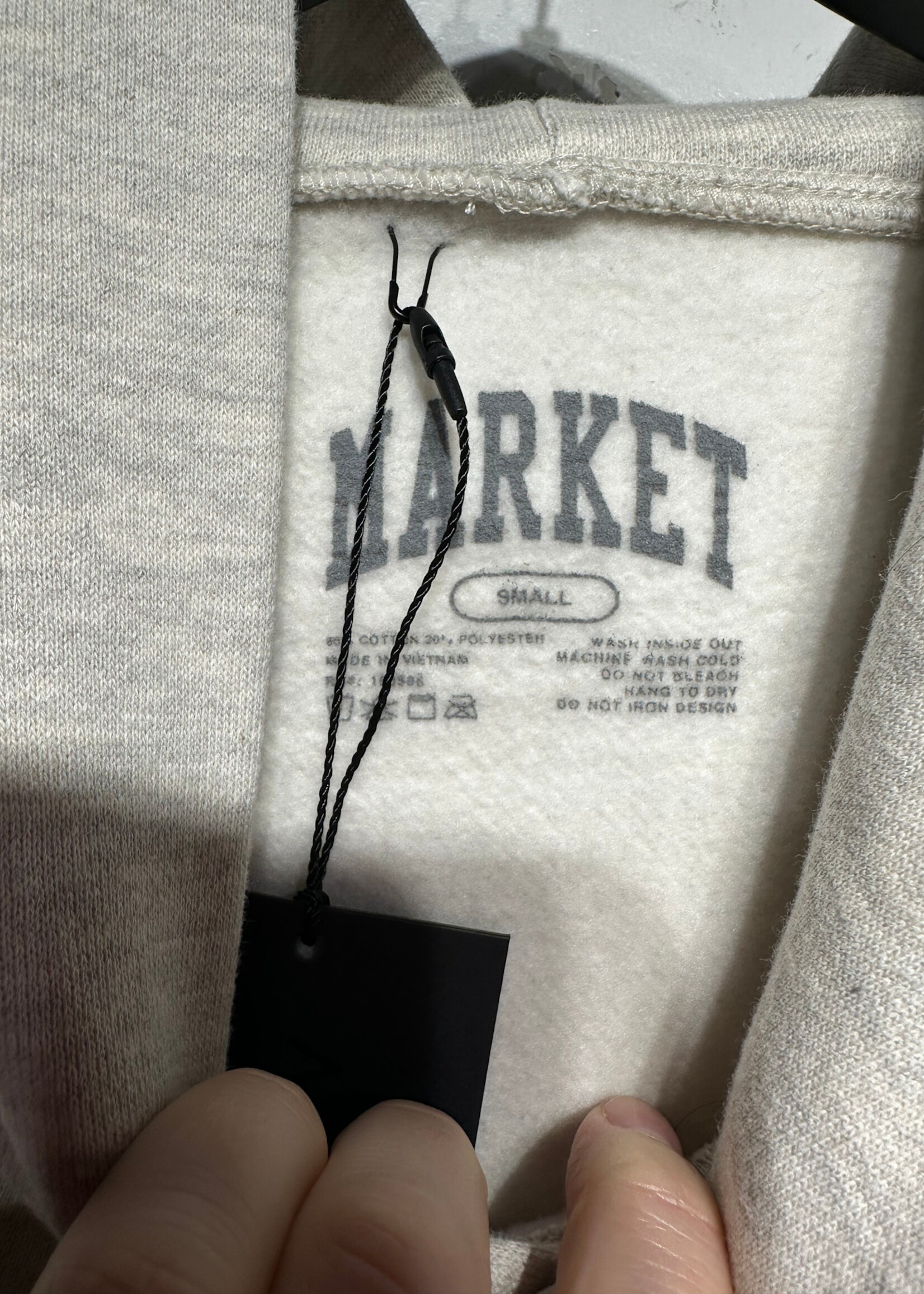 Market Grey Boar 'Good Boy' Hoodie S