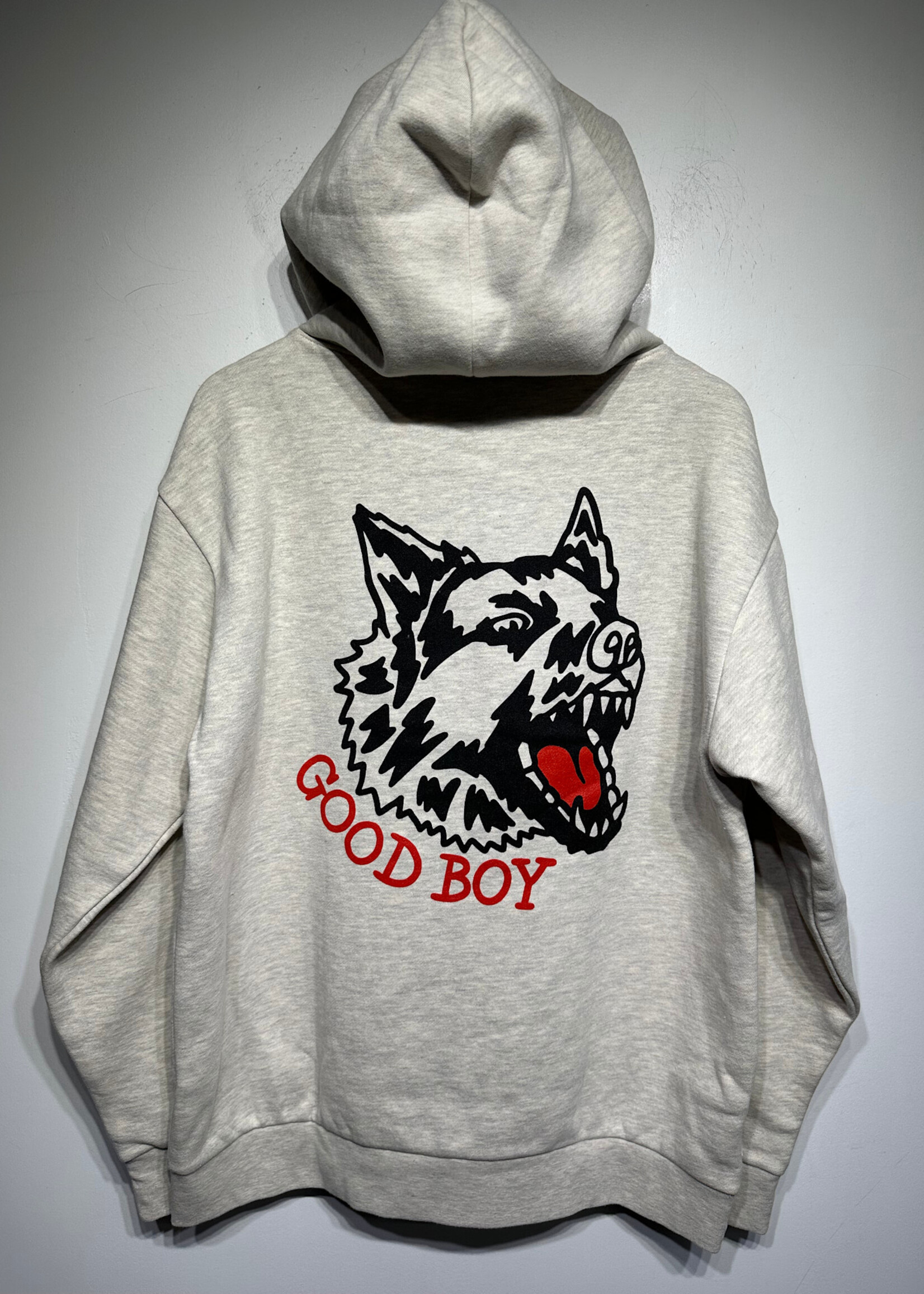 Market Grey Boar 'Good Boy' Hoodie S