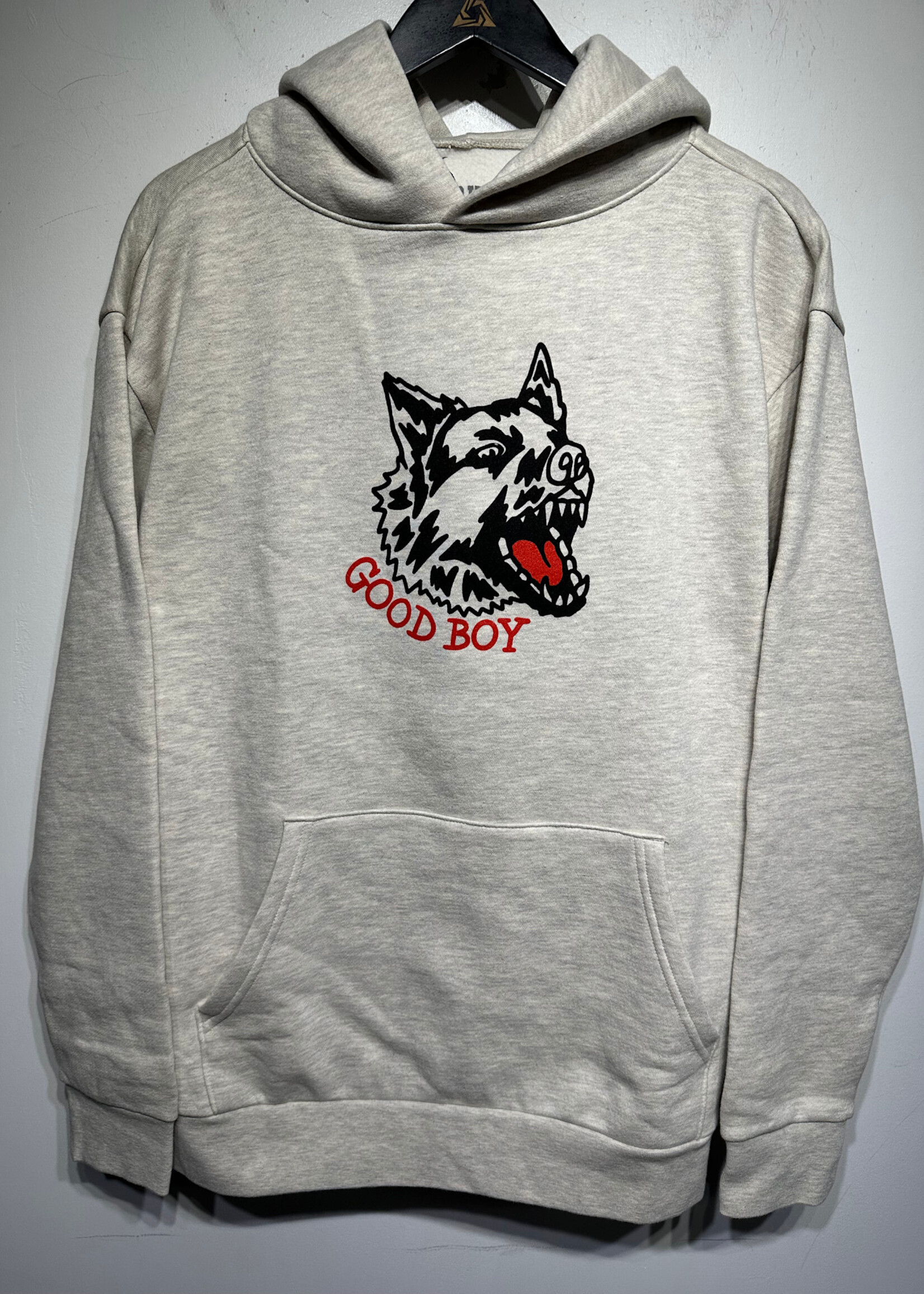 Market Grey Boar 'Good Boy' Hoodie S