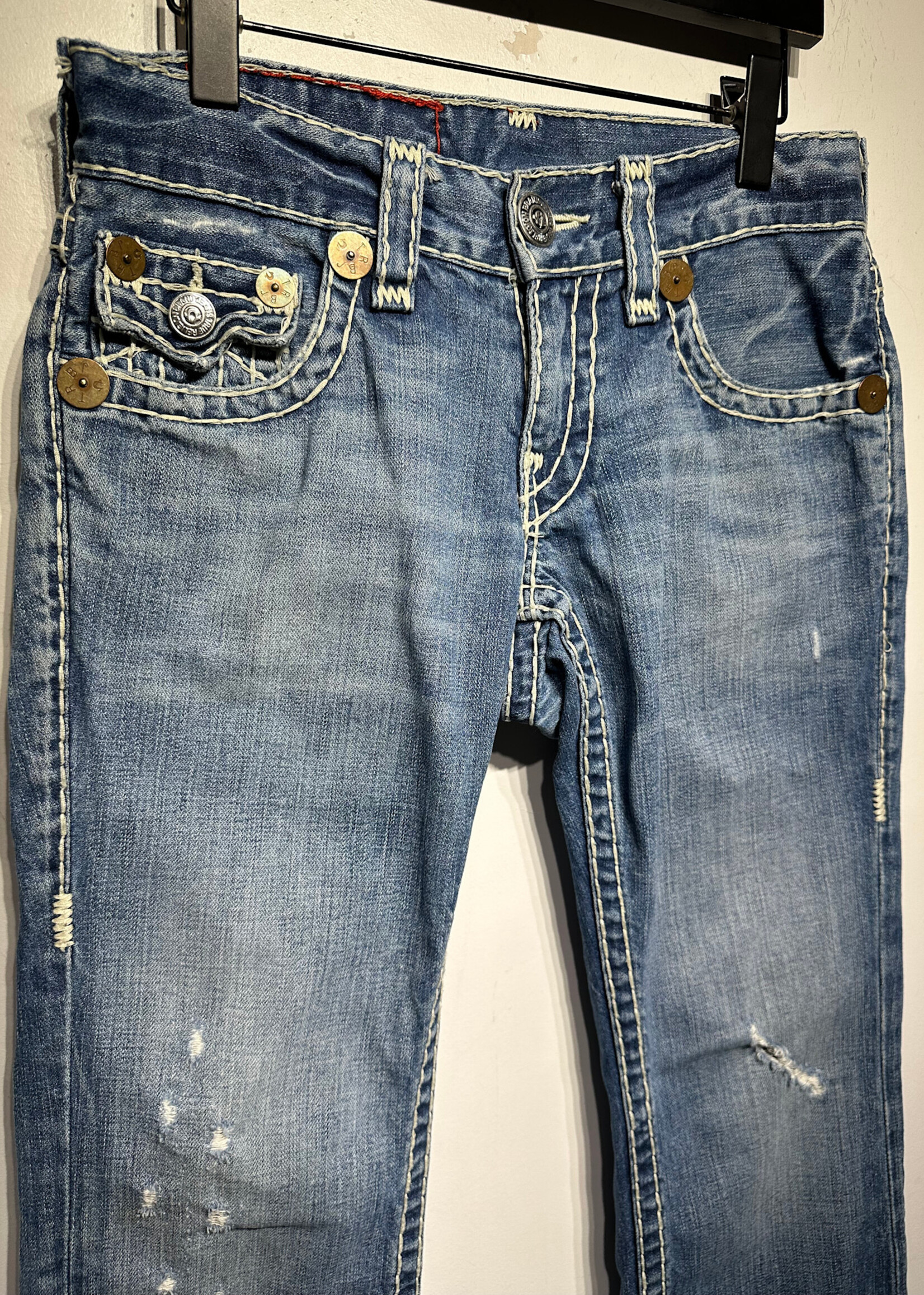 True Religion Light Wash Billy Jeans 28