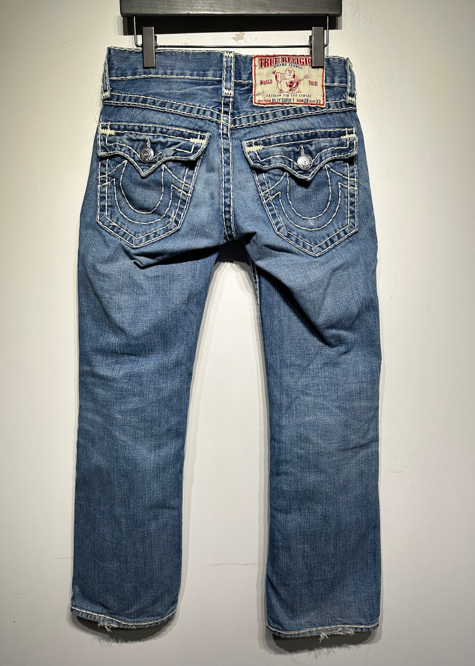True Religion Light Wash Billy Jeans 28