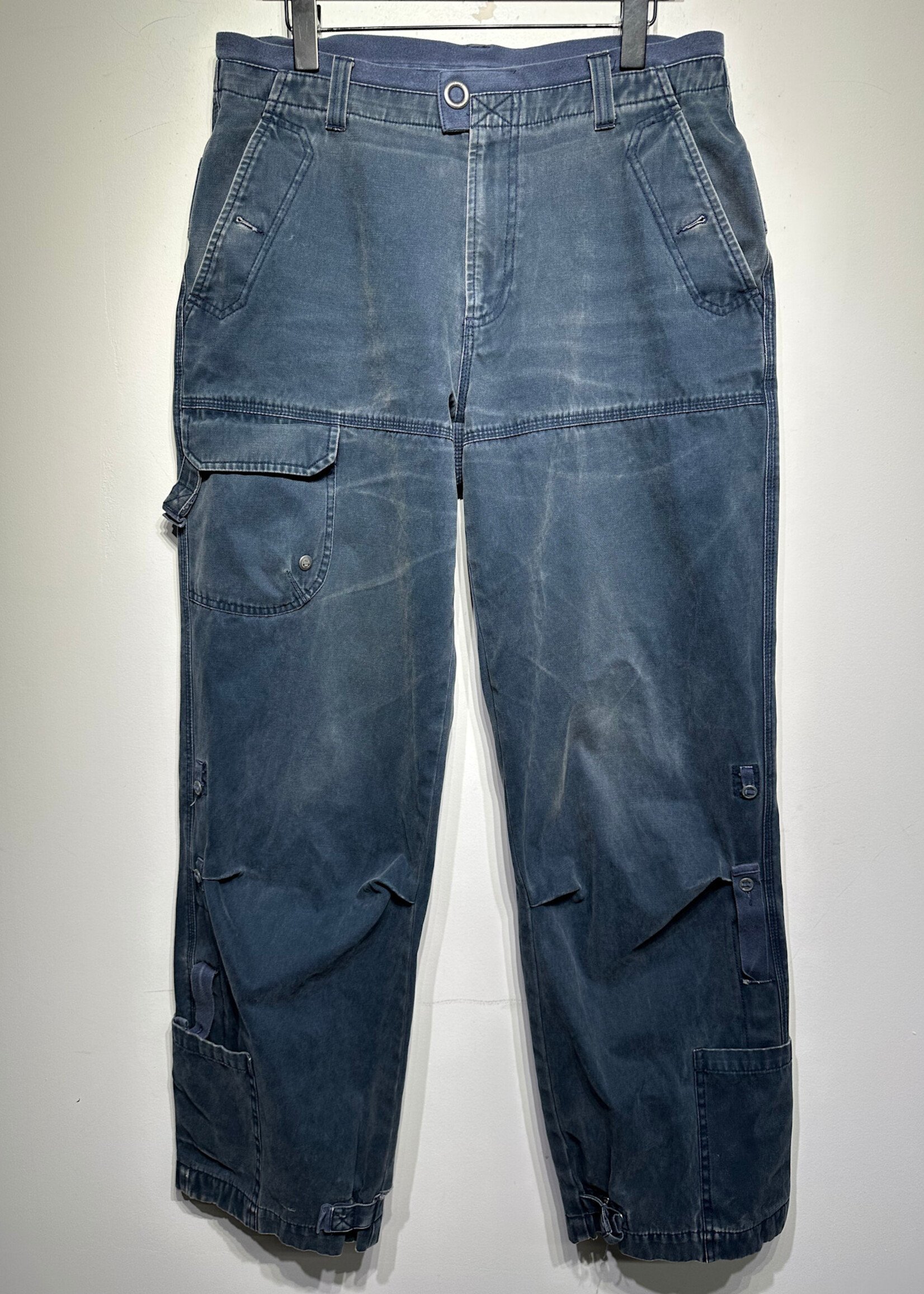 North Sails Faded Blue Cargo Pants As Is Masc 32