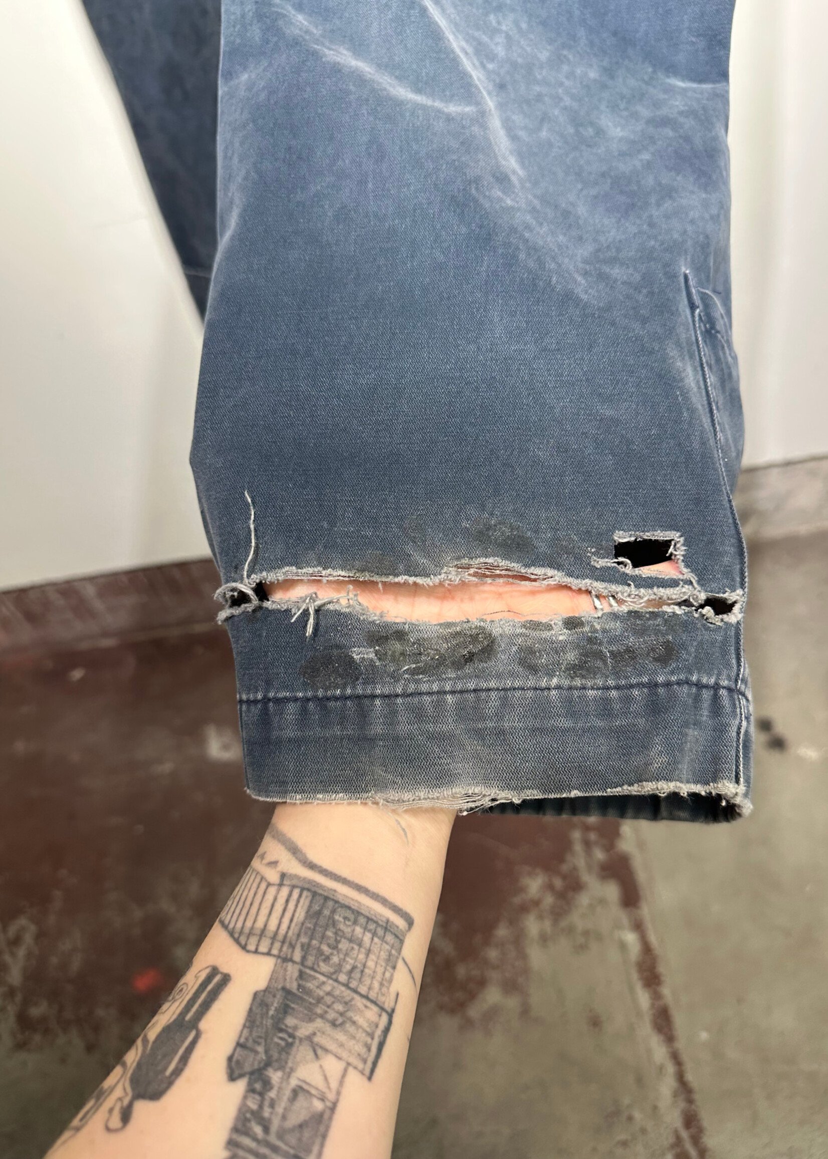 North Sails Faded Blue Cargo Pants As Is Masc 32