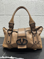 Valentino Y2K Brown Leather Handbag