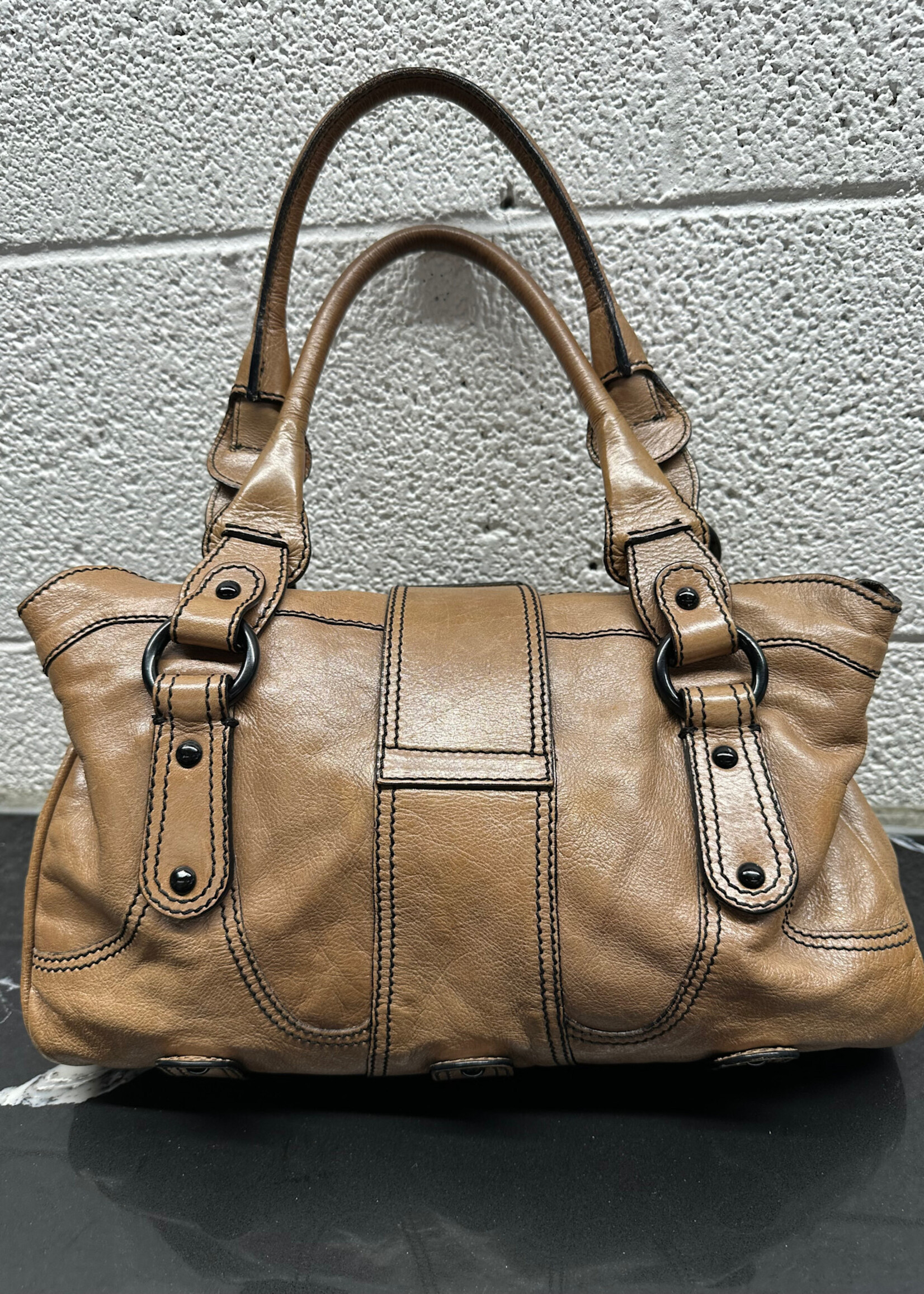 Valentino Y2K Brown Leather Handbag