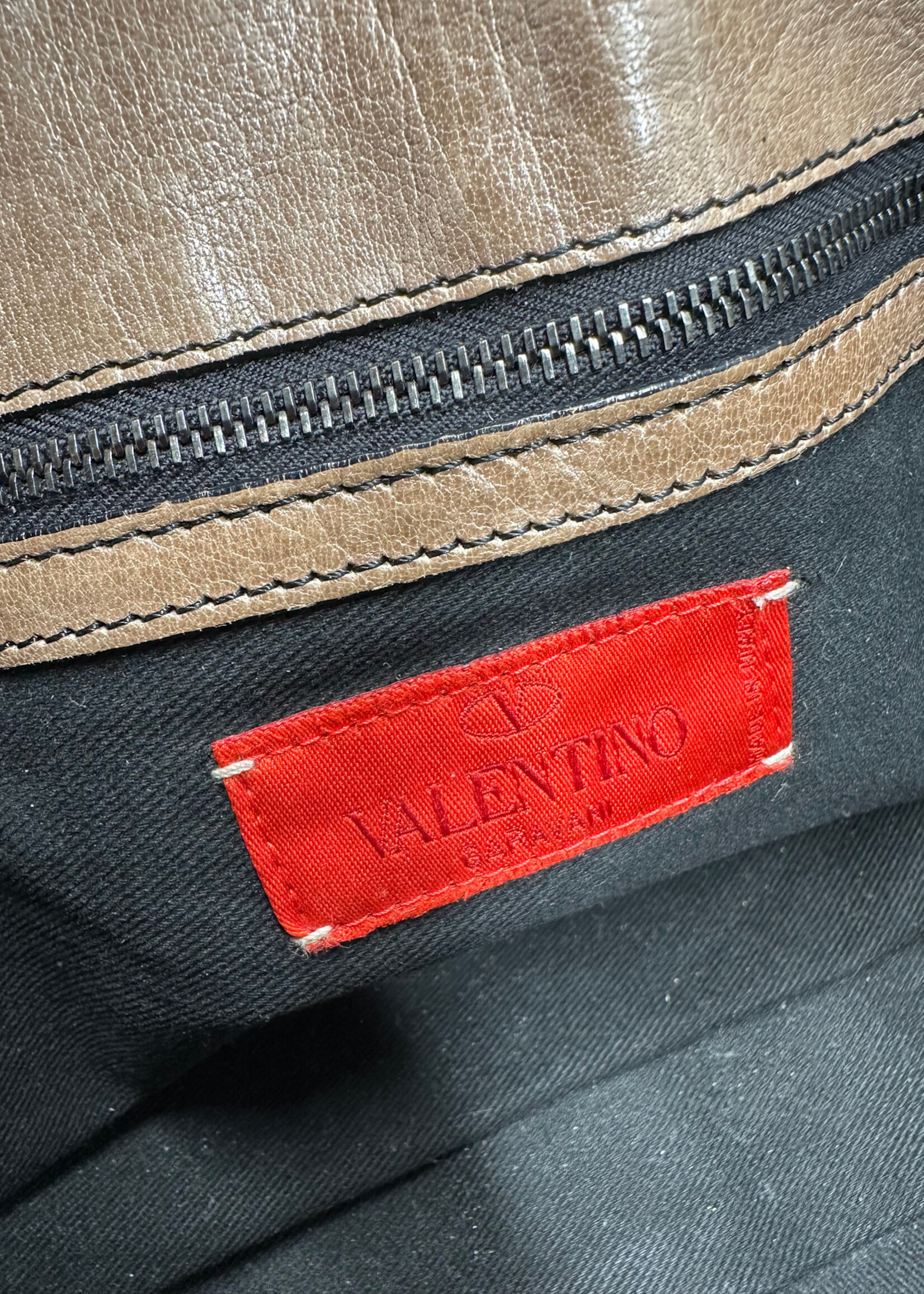 Valentino Y2K Brown Leather Handbag