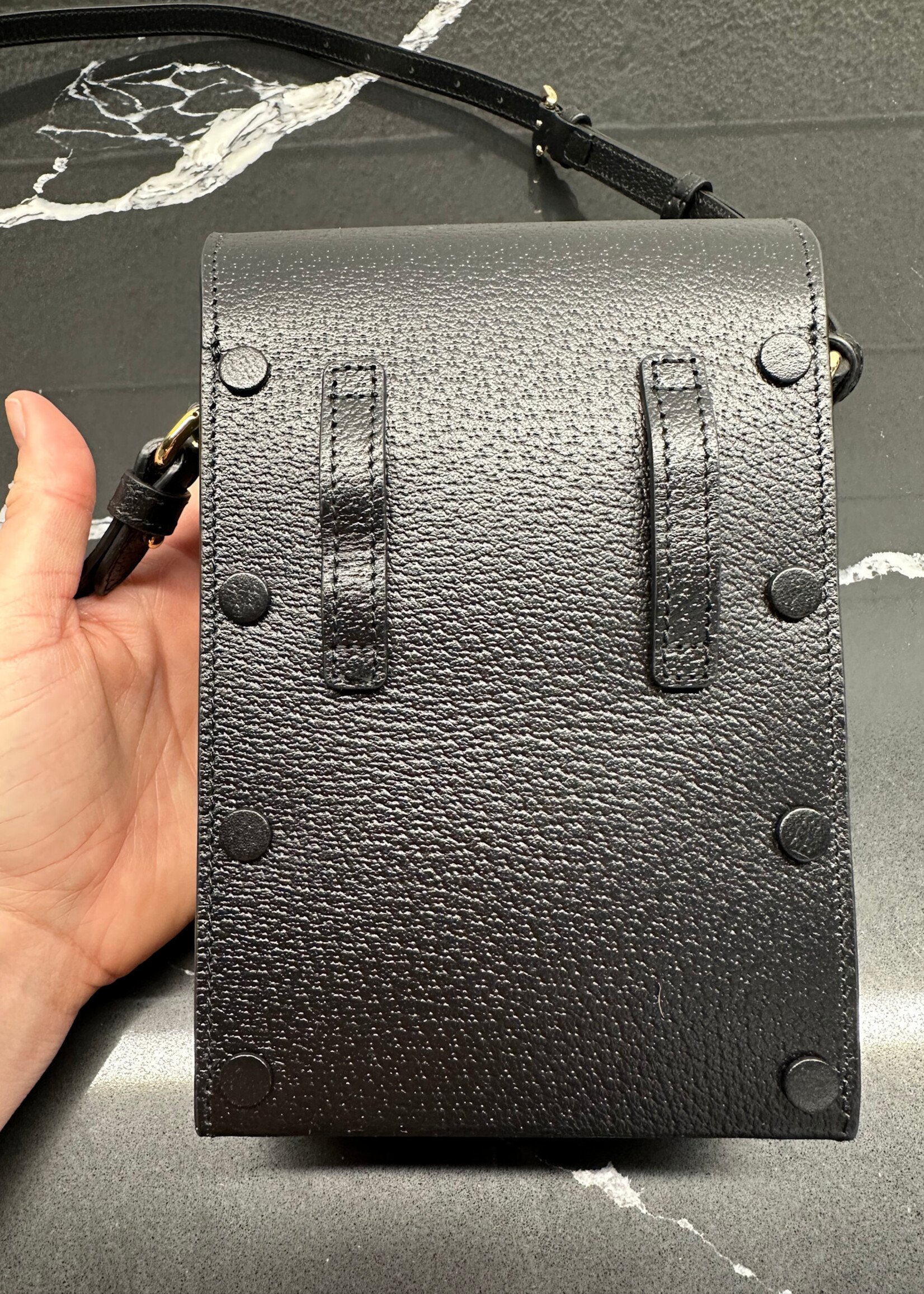 Gucci Horsebit 1955 Vertical Leather Crossbody