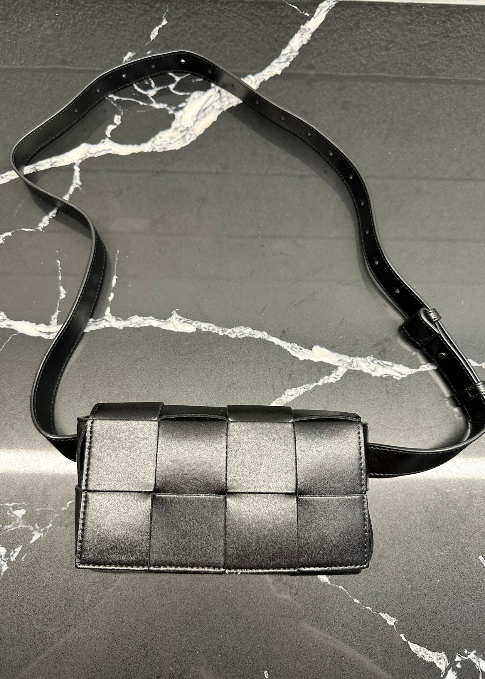 Bottega Veneta Uniform Nappa Intreccio Belt Bag