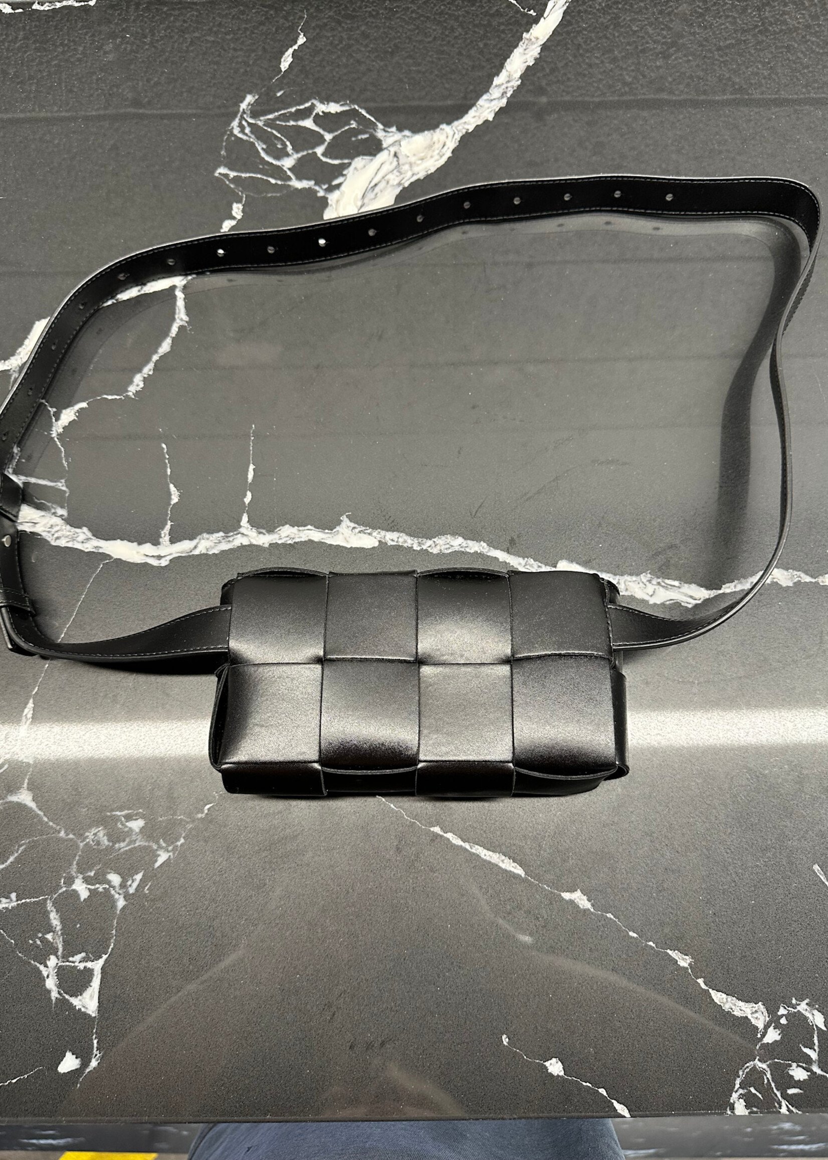 Bottega Veneta Uniform Nappa Intreccio Belt Bag