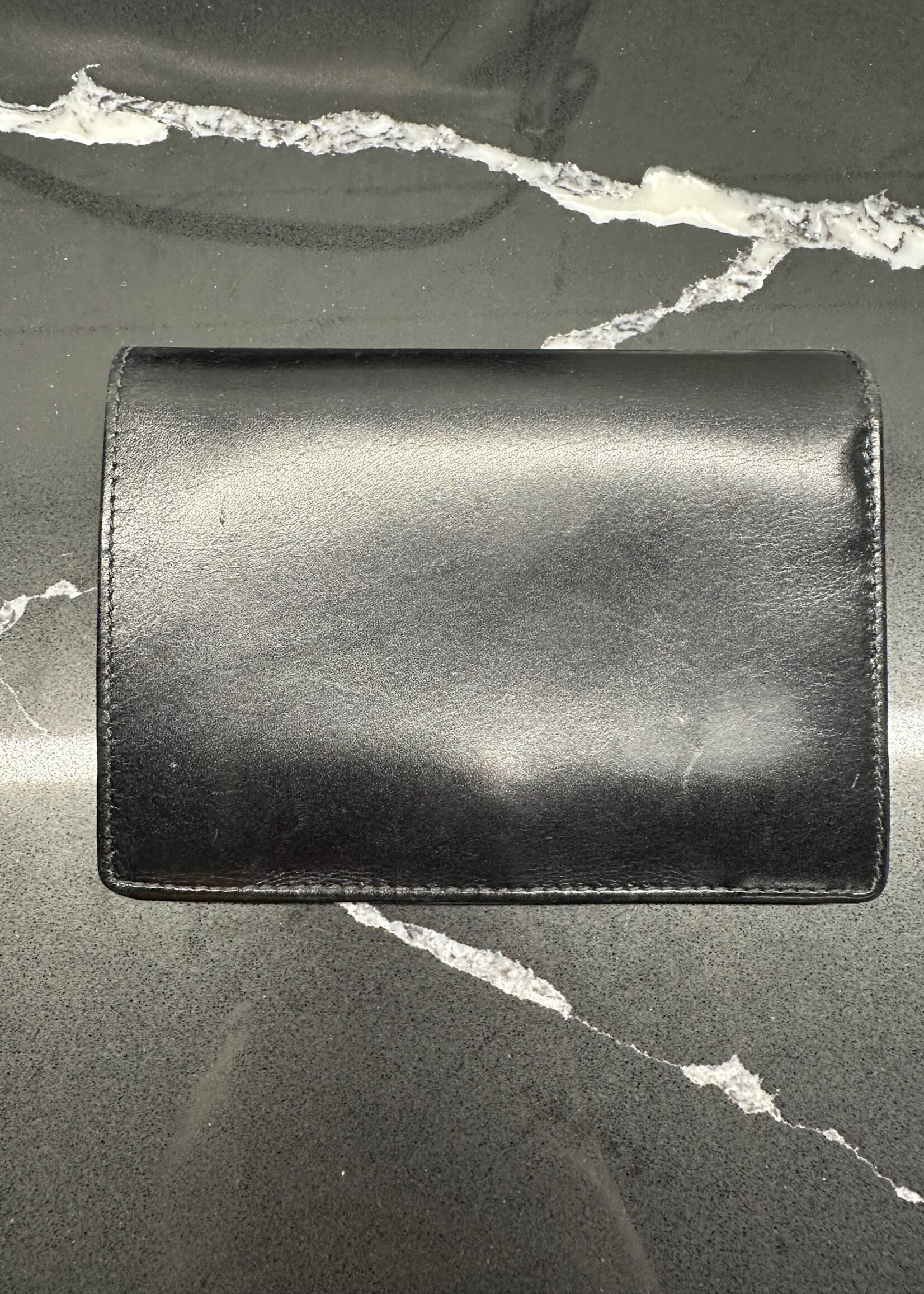 Coach Vintage Black Leather Purse/Wallet Set