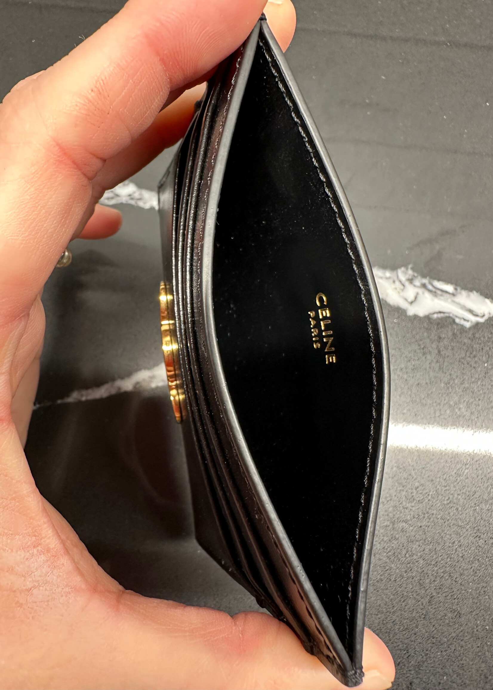 Celine Triomphe Card Holder (Retail: $395)