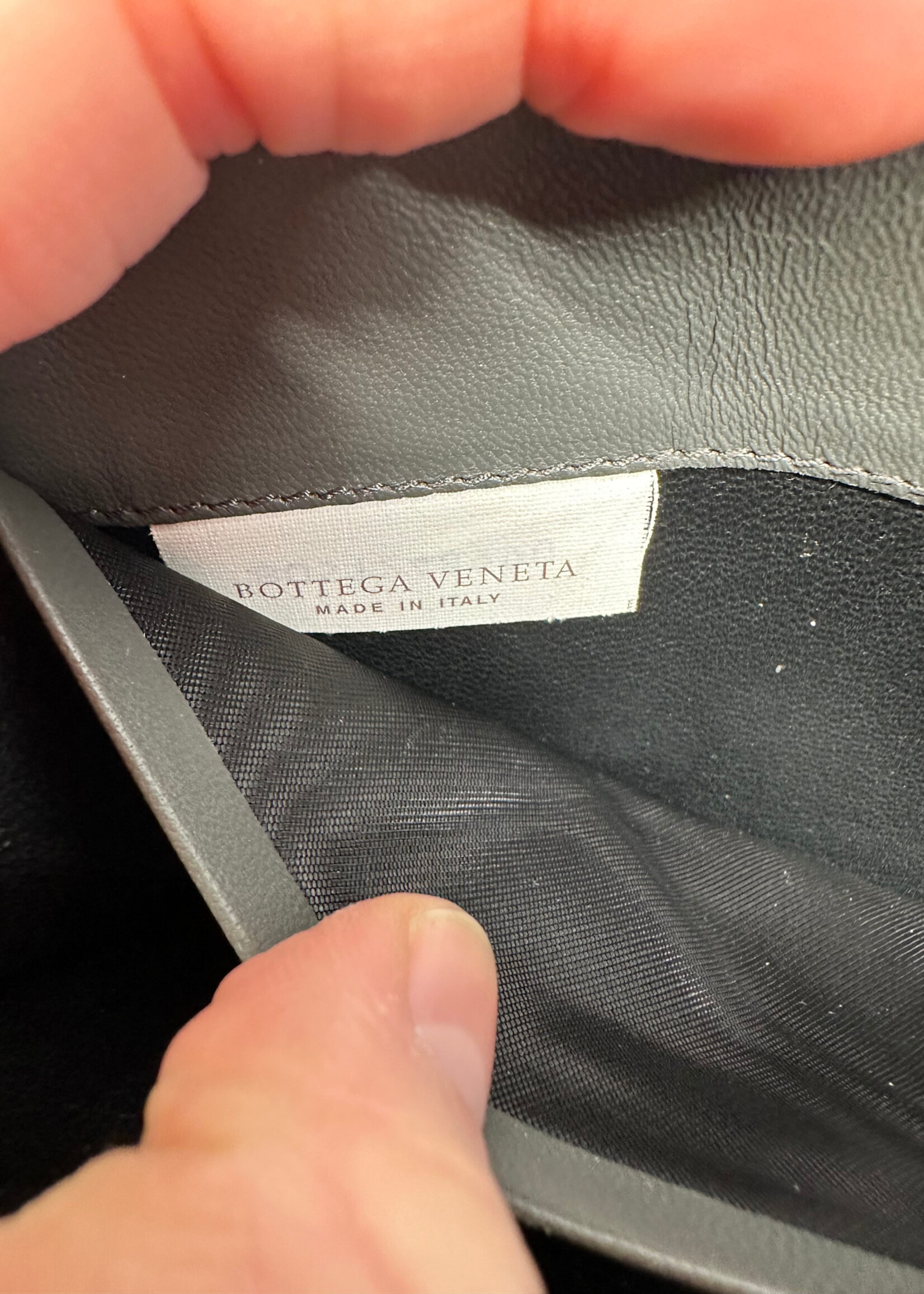 Bottega Veneta Black Woven Wallet